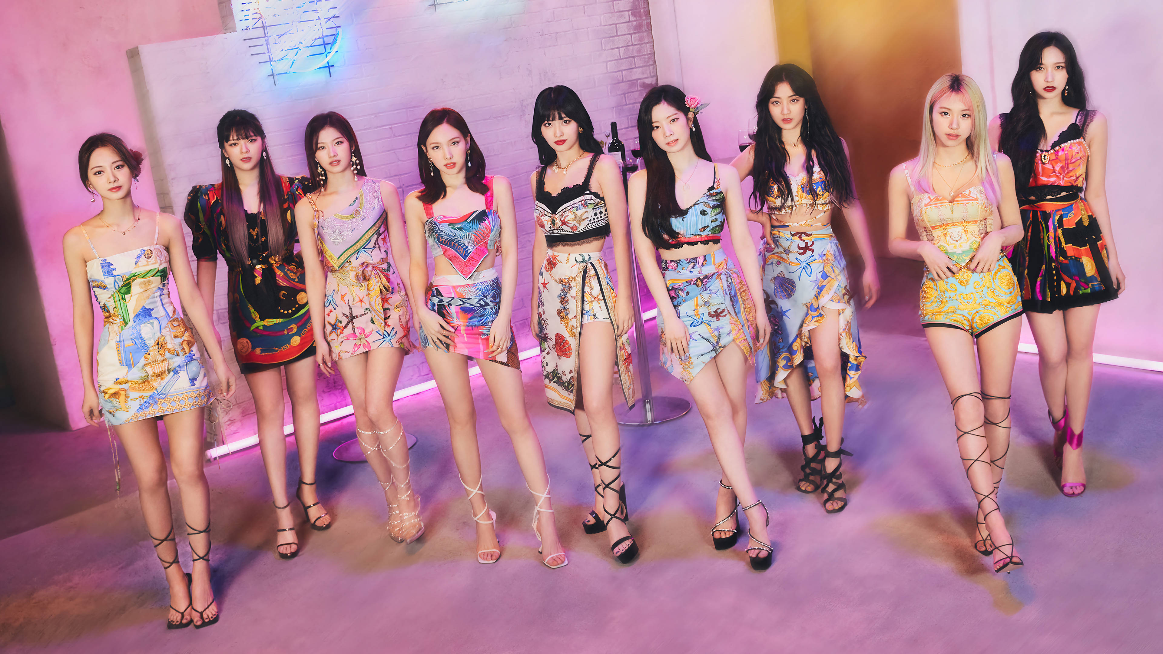 Twice, 4K, pink room, 4K Desktop Wallpaper