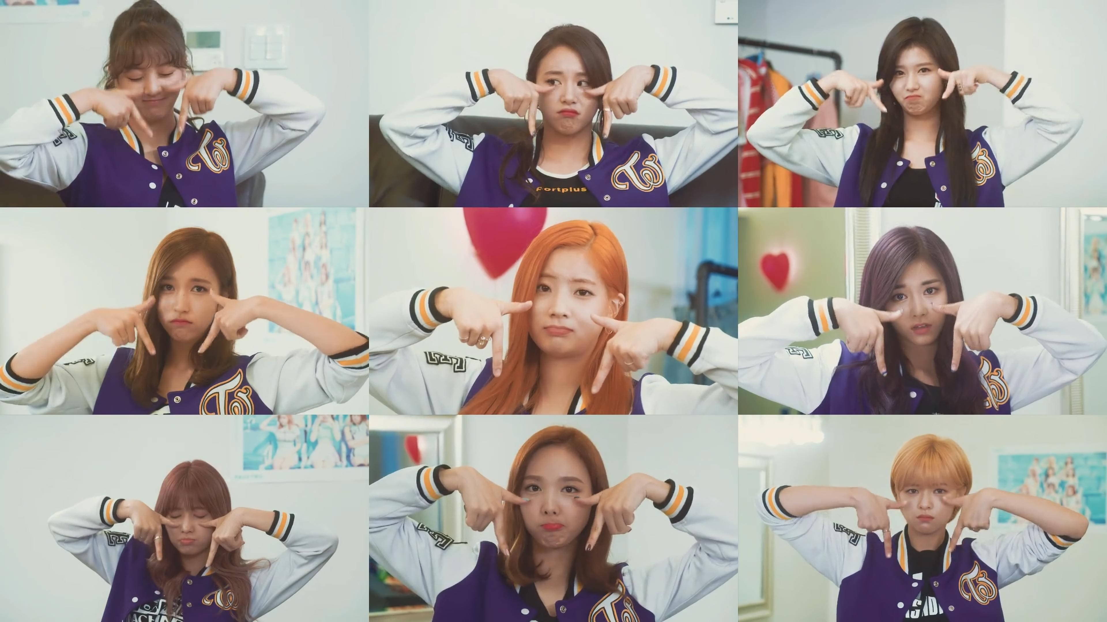 Twice, purple and white jackets, seven young women, 4K Desktop Wallpaper