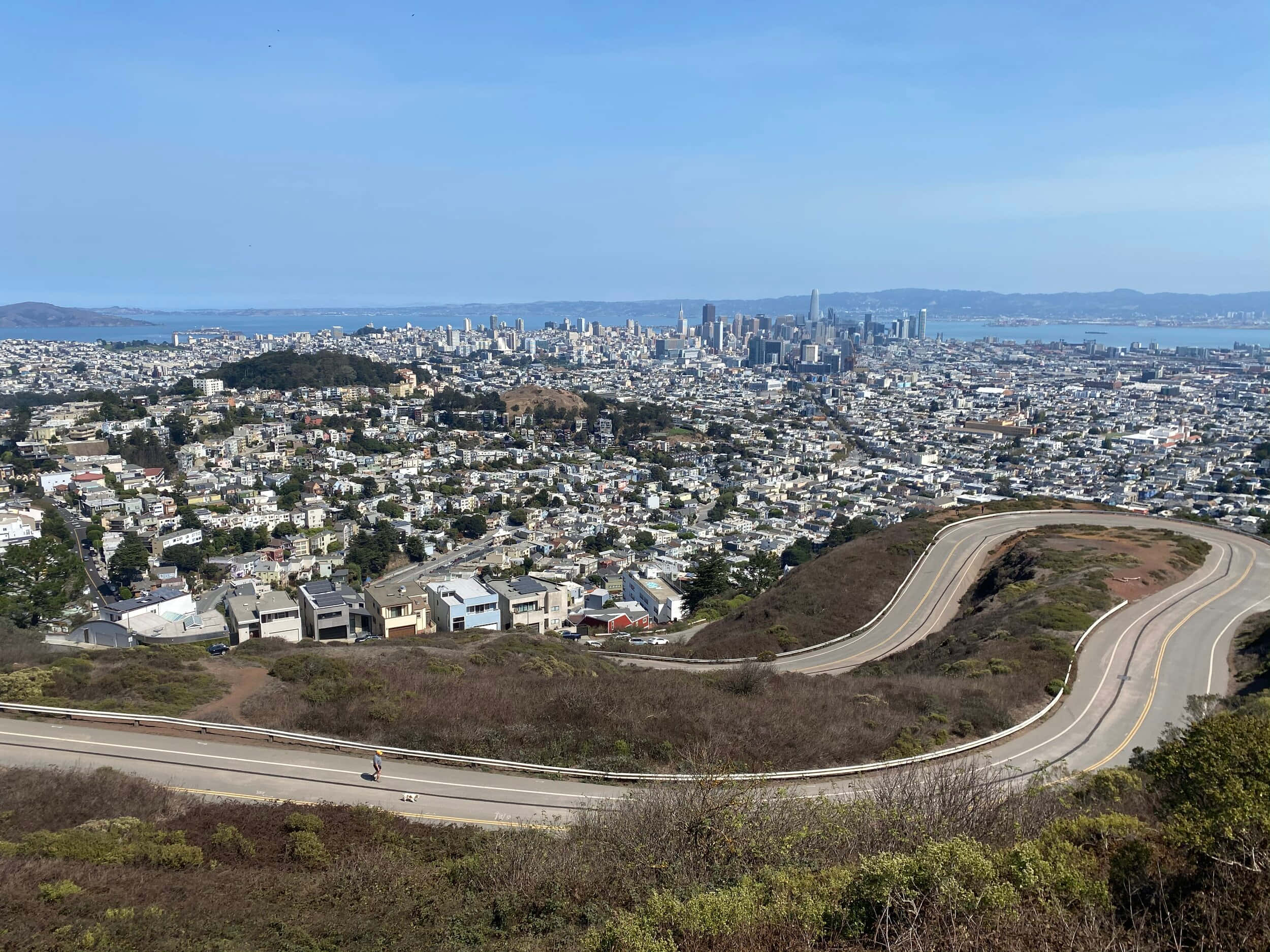 Twin Peaks, San Francisco, skyline, Full HD Desktop Wallpaper