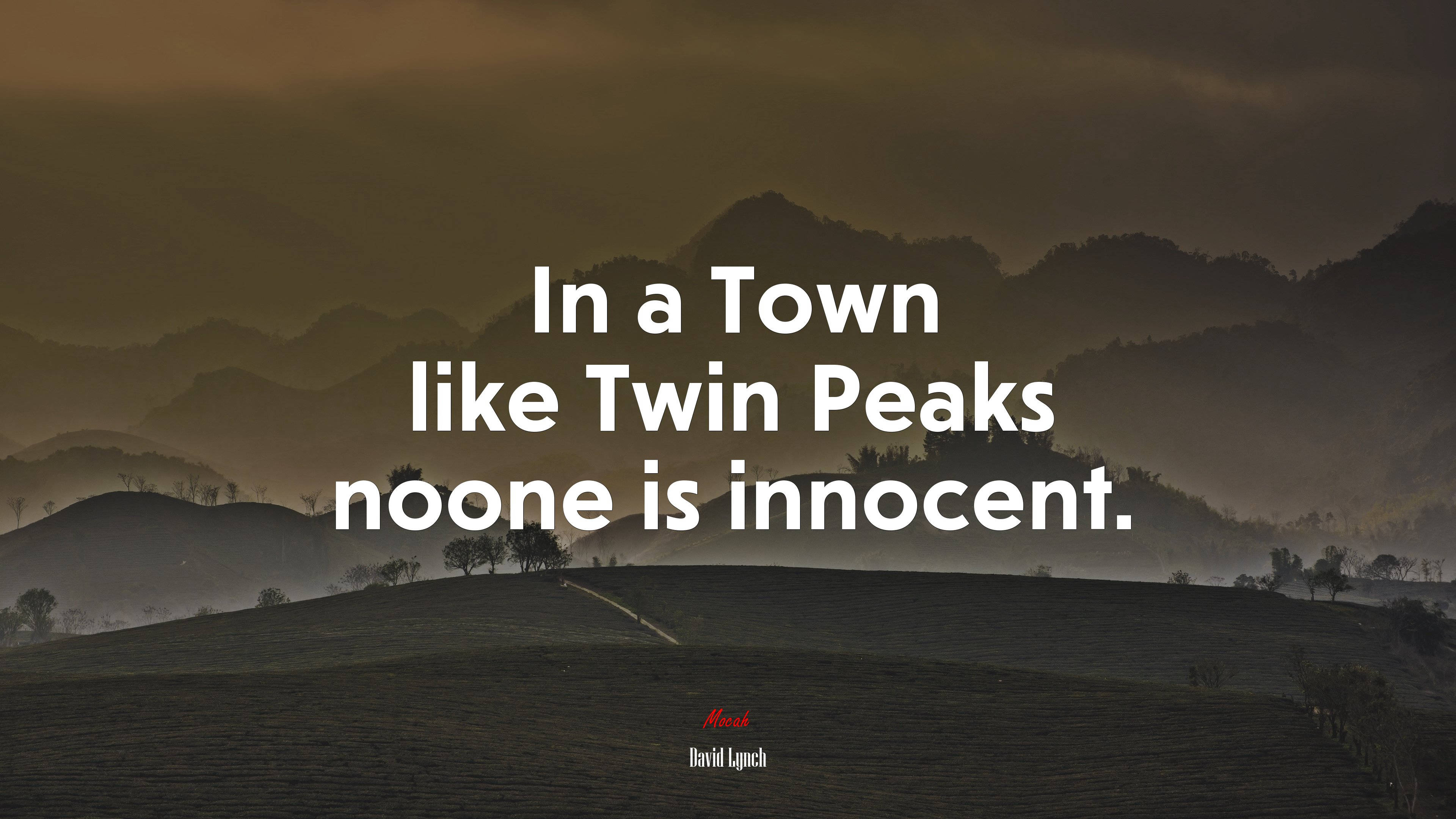 Twin Peaks, dusk, misty mountain landscape, 4K Desktop Wallpaper