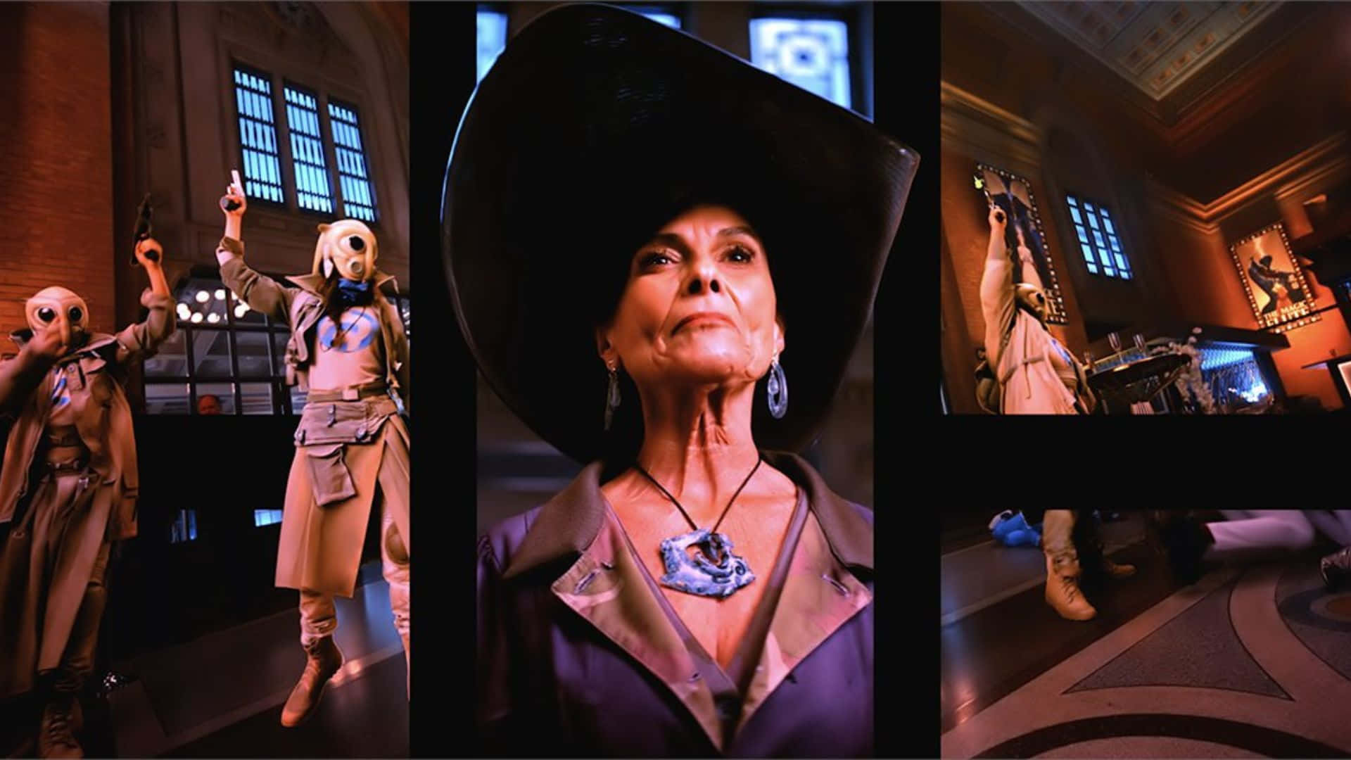 Twinkle Maria Murdock, wide-brimmed hat, ornate necklace, Full HD Desktop Wallpaper