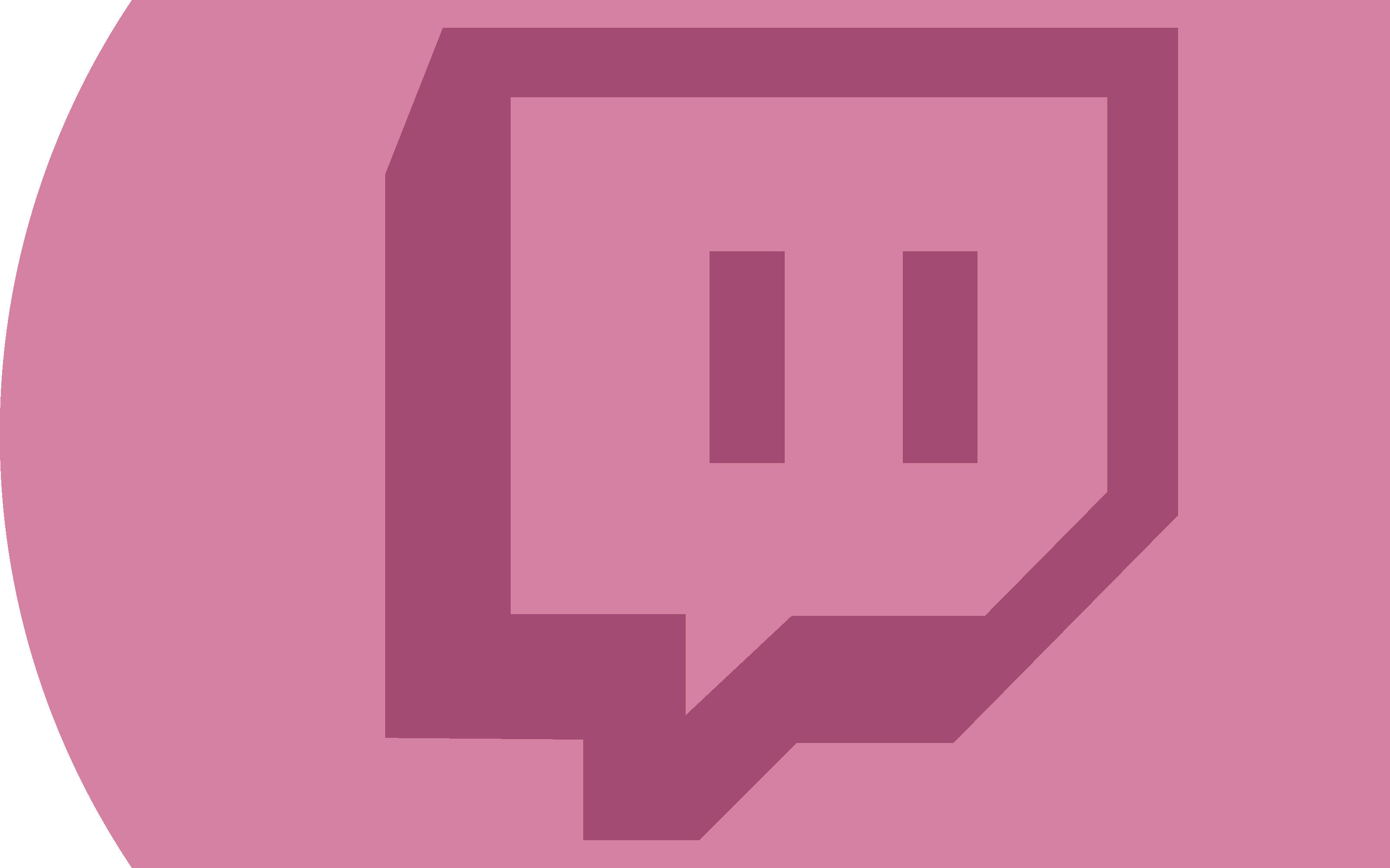 Twitch, pink, purple, 2K Desktop Wallpaper