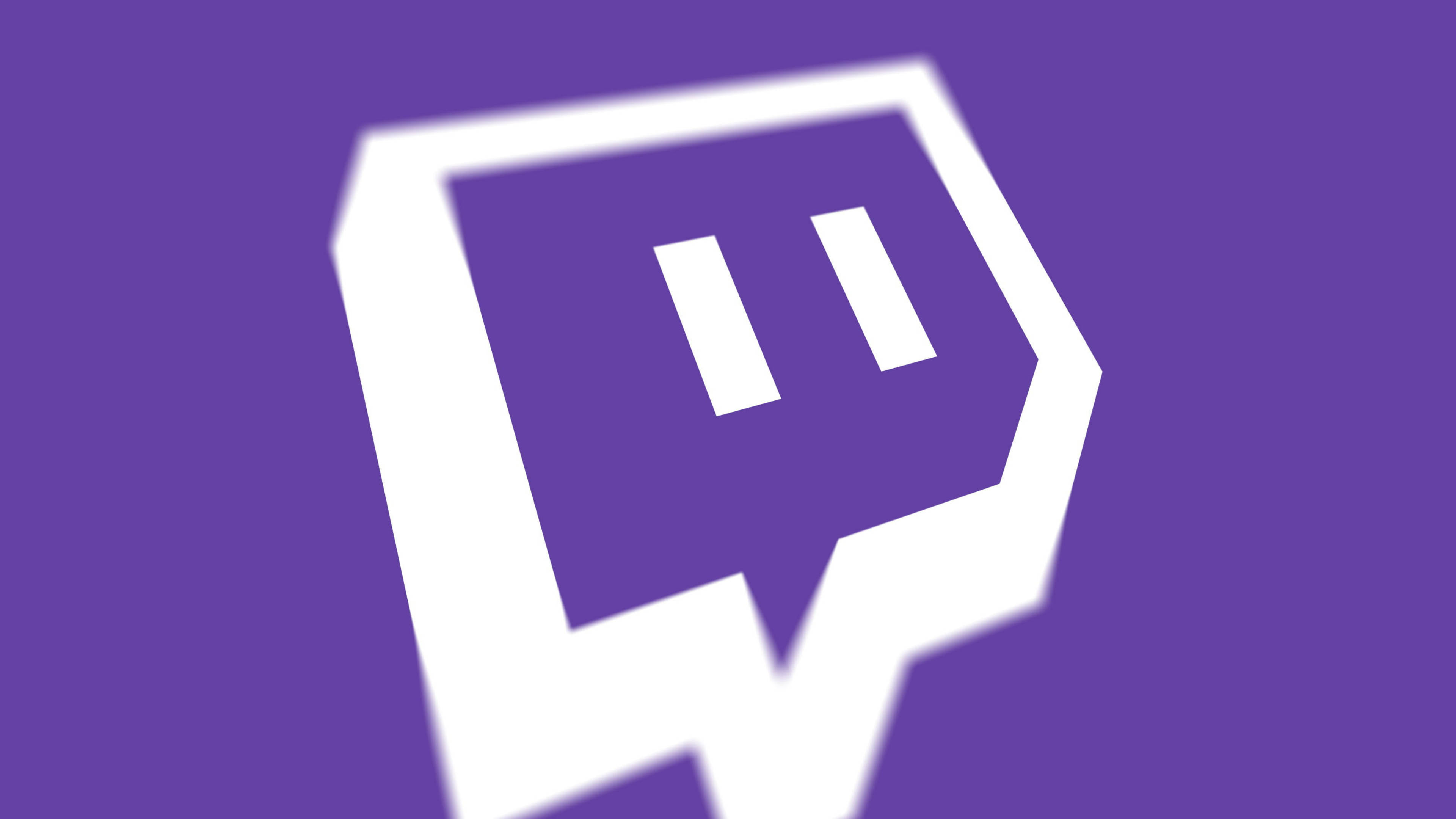 Twitch, white, purple, 4K Desktop Wallpaper