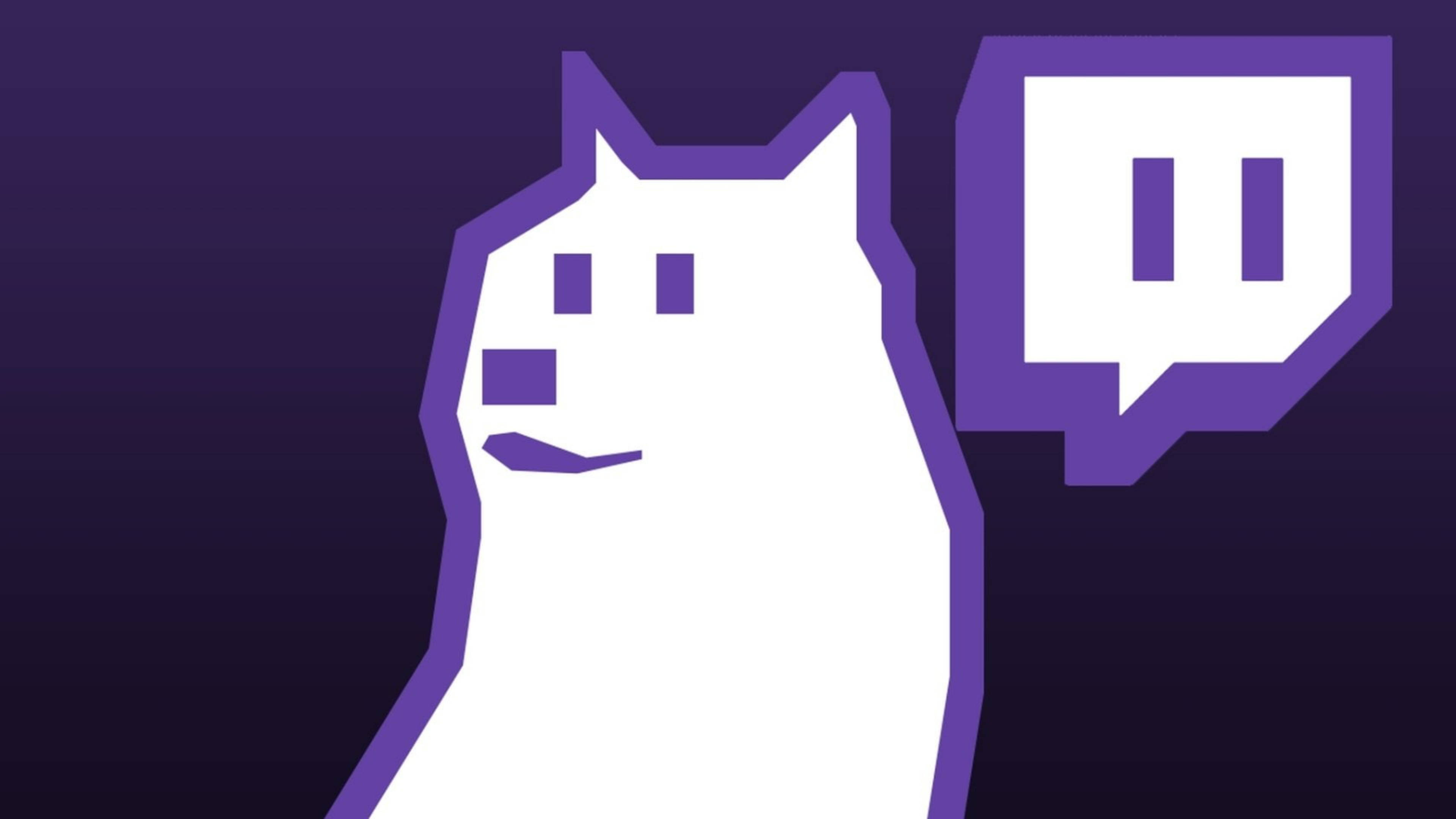 Twitch, Twitch speech bubble, dark purple gradient background, 4K Desktop Wallpaper