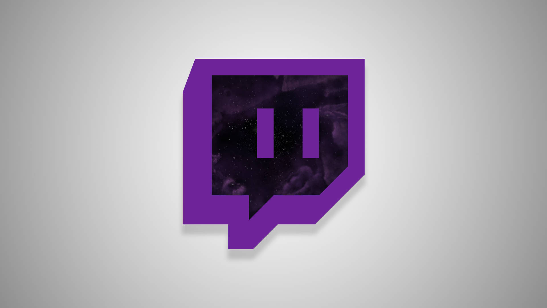 Twitch, purple, black, Full HD Desktop Wallpaper