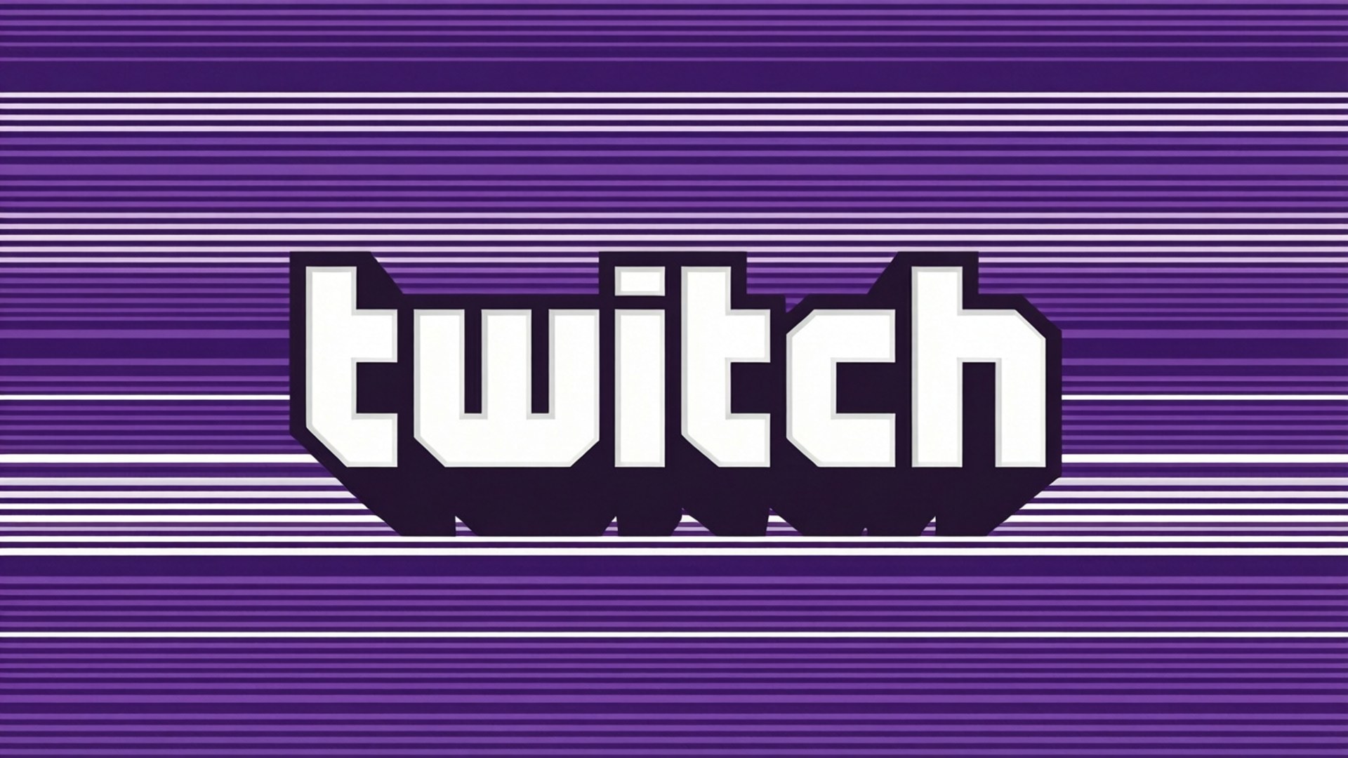 Twitch, white letters, dark shadow, Full HD Desktop Wallpaper
