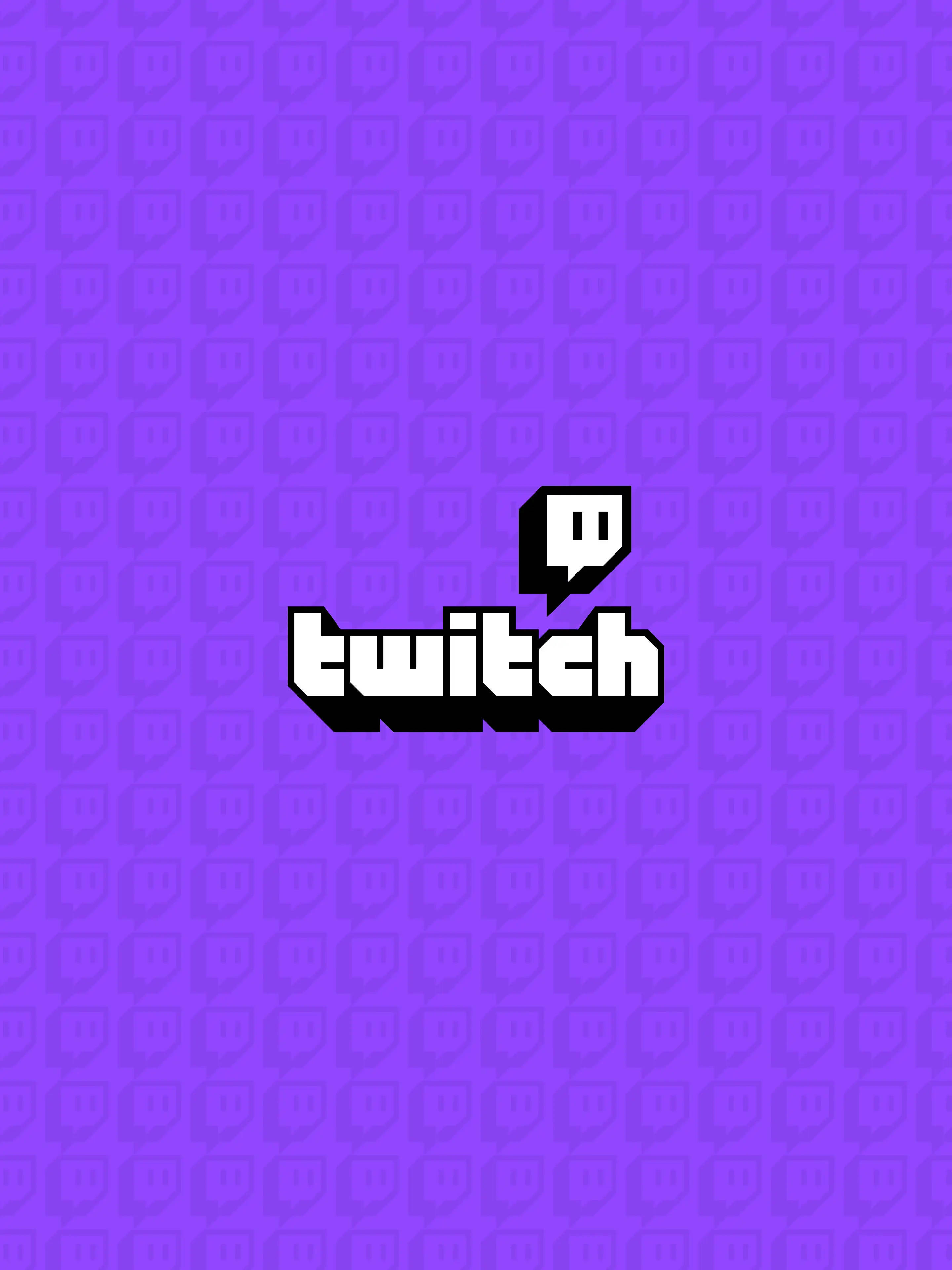 Twitch 1080, vibrant purple, white Twitch logo, 4K Phone Wallpaper