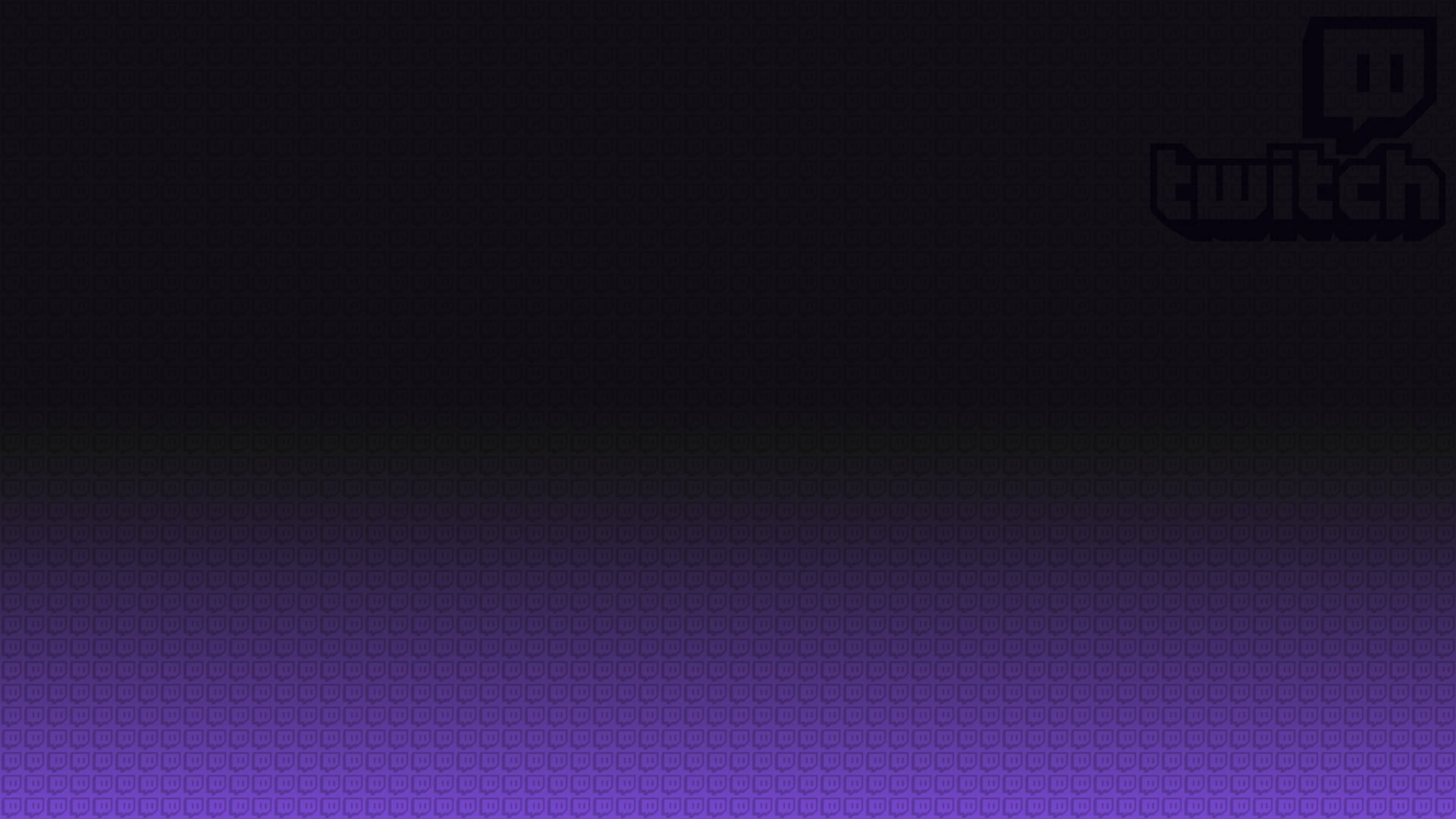 Twitch, purple logo, dark gradient, 4K Desktop Wallpaper