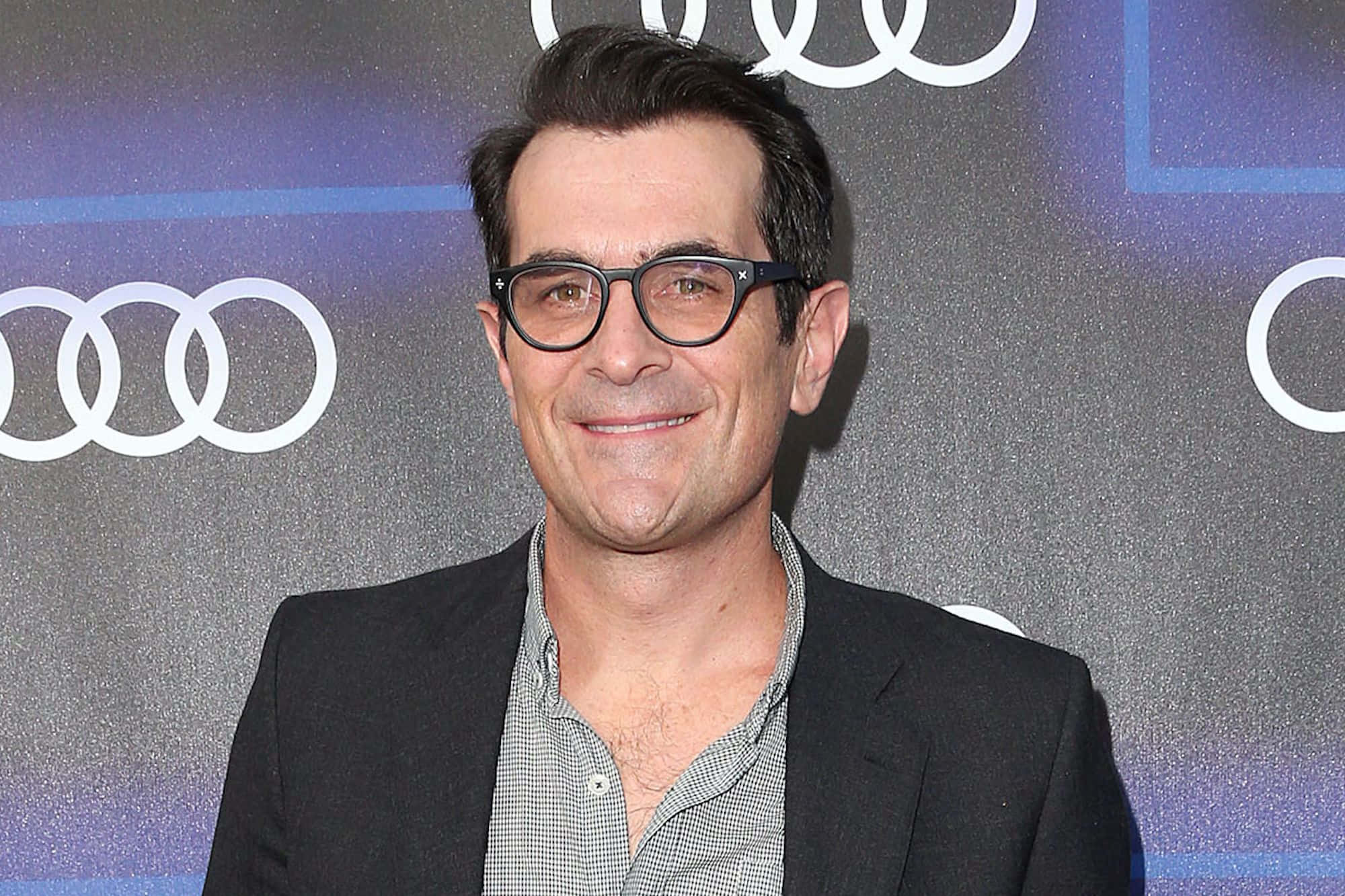 Ty Burrell, glasses, dark hair, Full HD Desktop Wallpaper