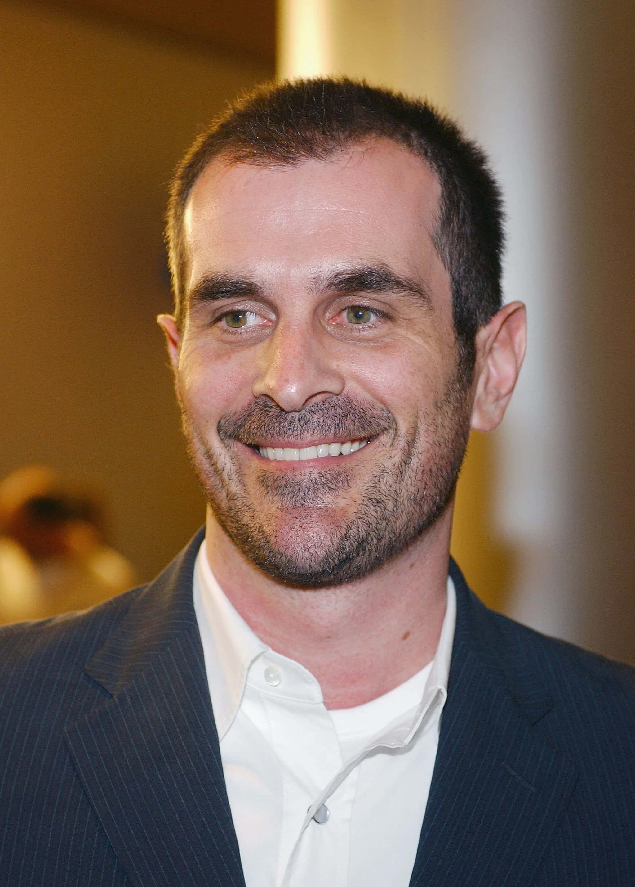 Ty Burrell, black suit, dark pinstripe suit, 2K Phone Wallpaper