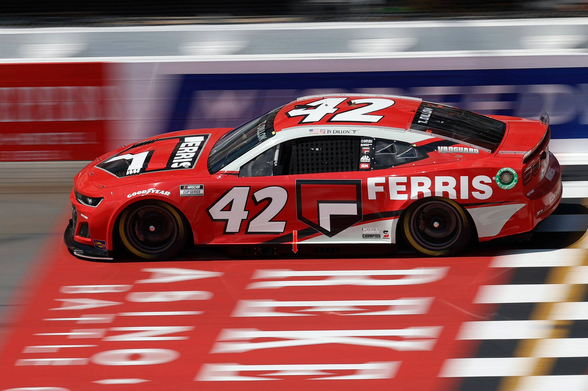 Ty Dillon, NASCAR race car, number 42, Full HD Desktop Wallpaper