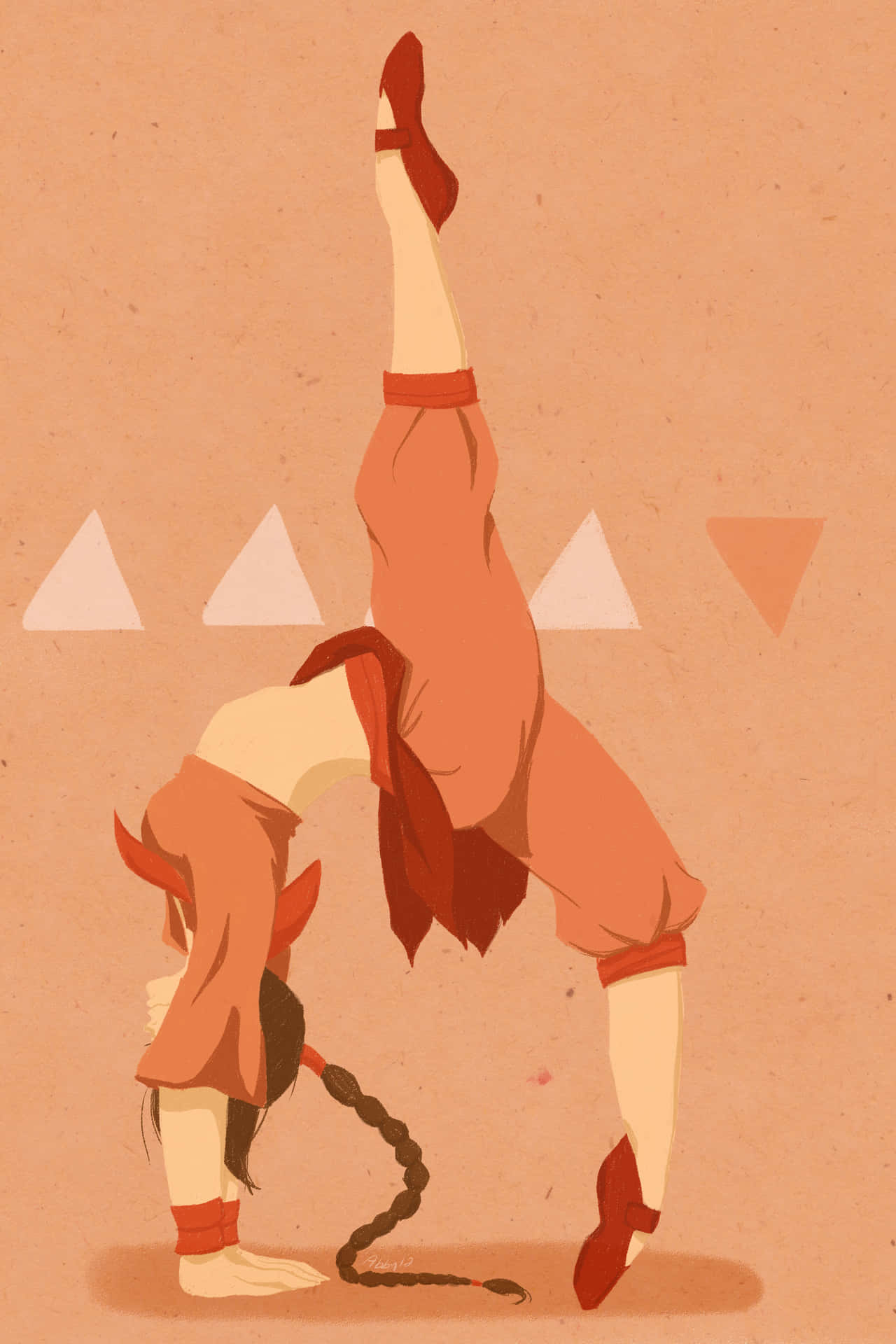 Ty Lee, red, peach, Full HD Phone Wallpaper