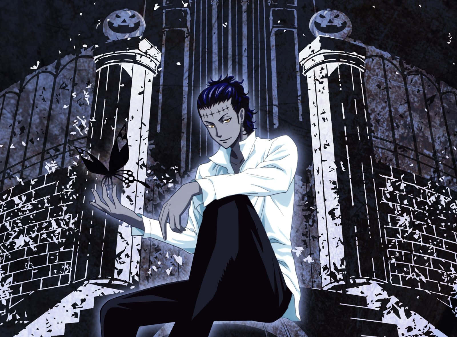 Tyki Mikk, D.Gray Man, white coat, HD Desktop Wallpaper