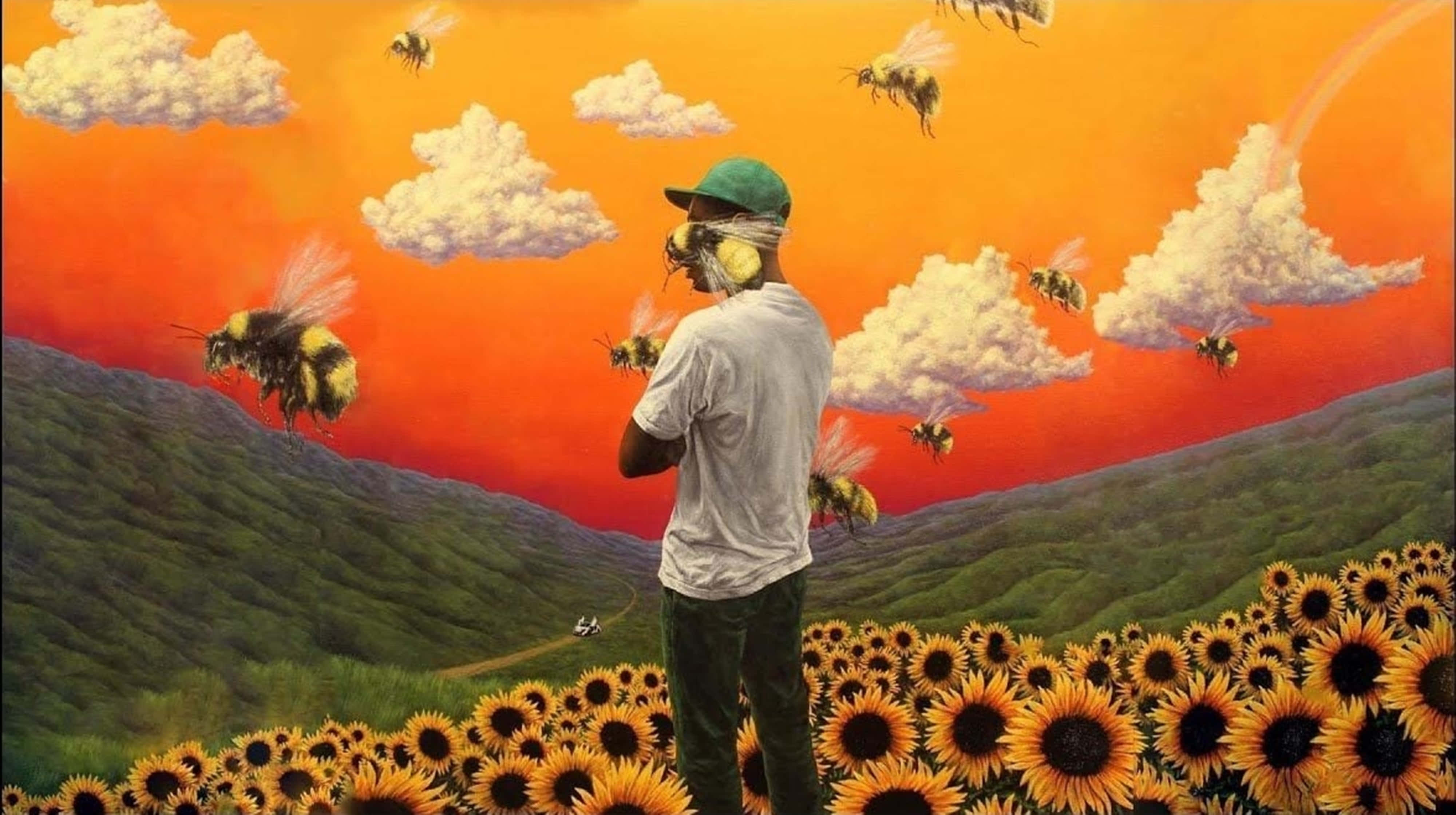 Tyler The Creator, green cap, beekeeper gear, 4K Desktop Wallpaper