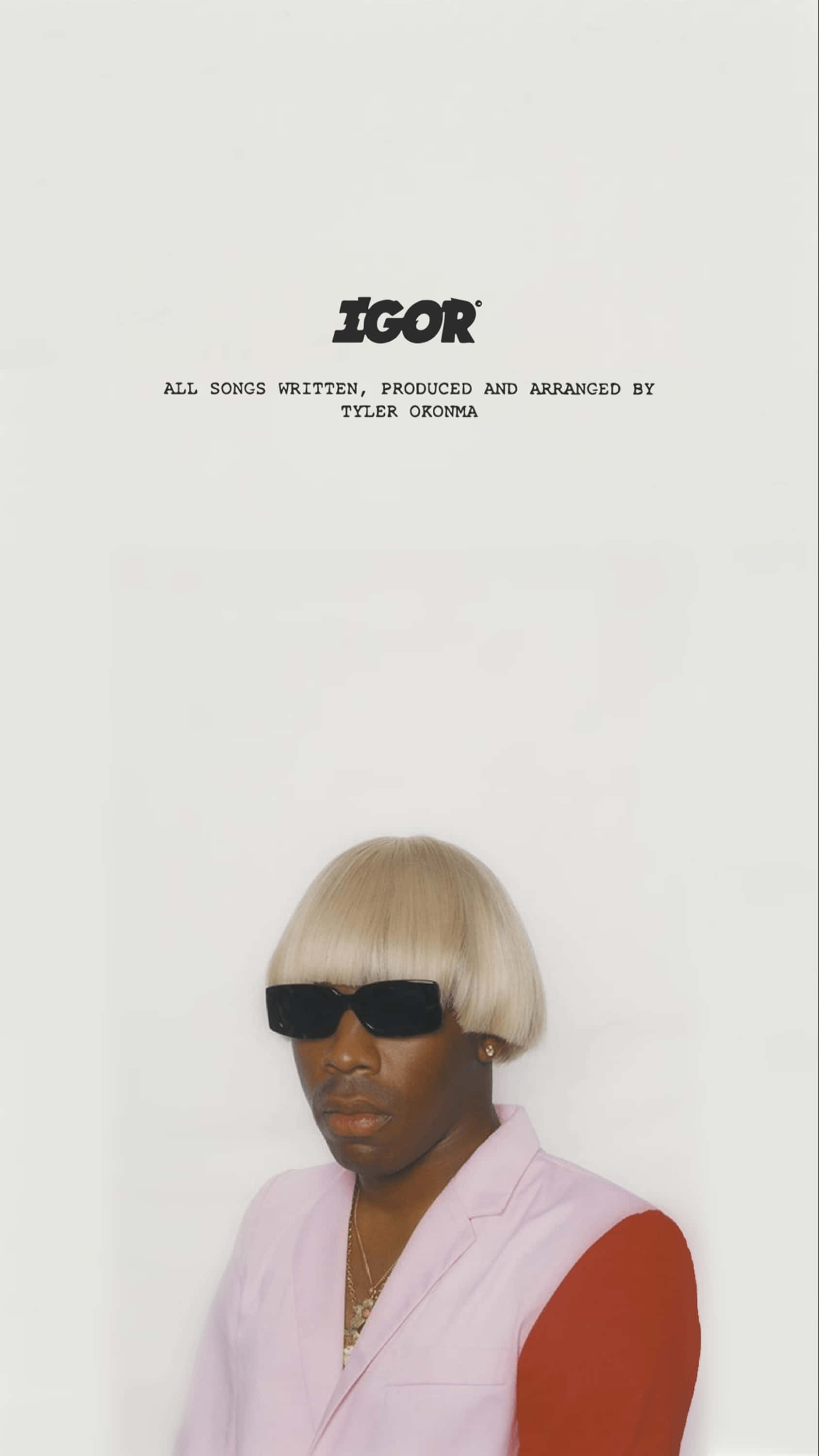 Tyler The Creator, blonde bob wig, black sunglasses, 2K Phone Wallpaper
