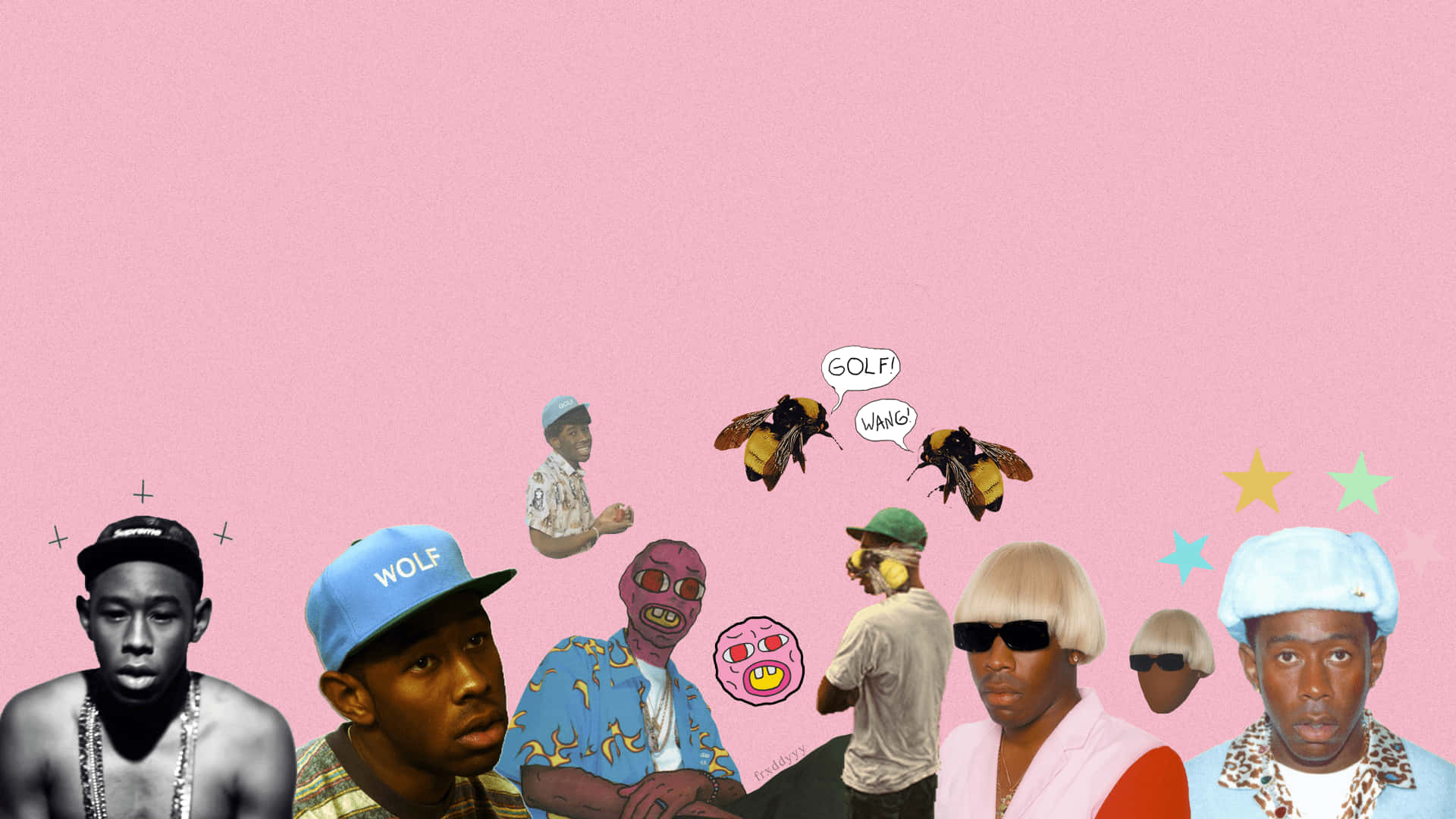 Tyler The Creator, Studio, vibrant pink, Full HD Desktop Wallpaper