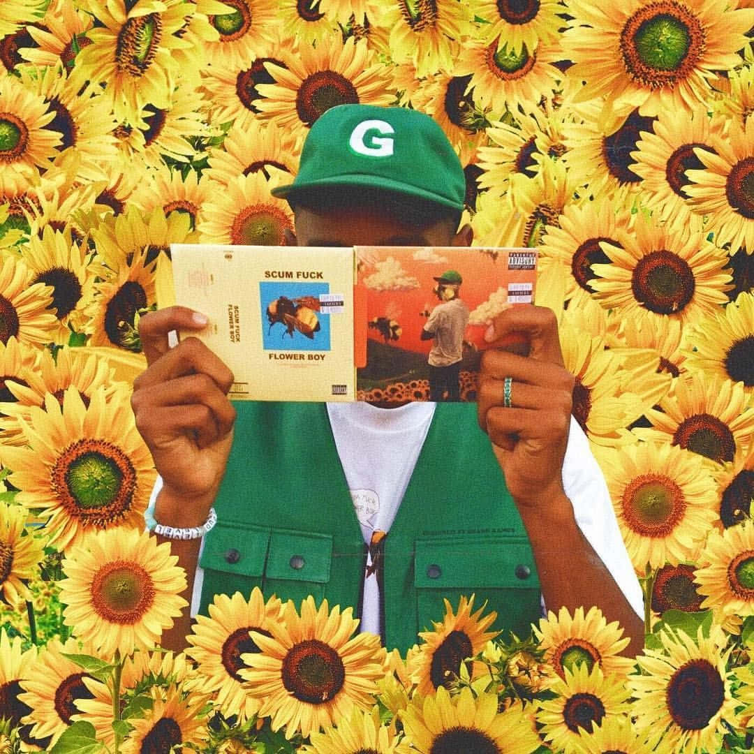 Tyler The Creator, green cap, vest, SD Desktop Wallpaper