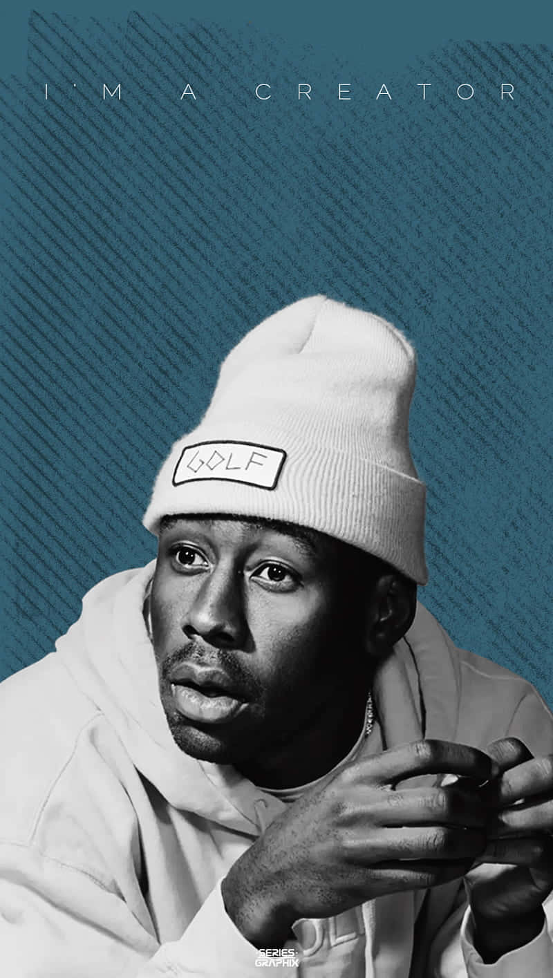 Tyler The Creator, white beanie, hoodie, HD Phone Wallpaper