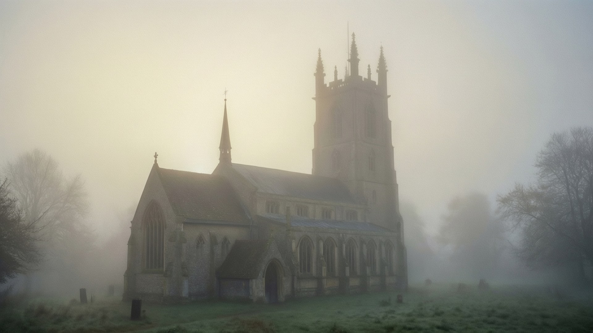 Tyn Church, stone church, tall spire, Full HD Desktop Wallpaper