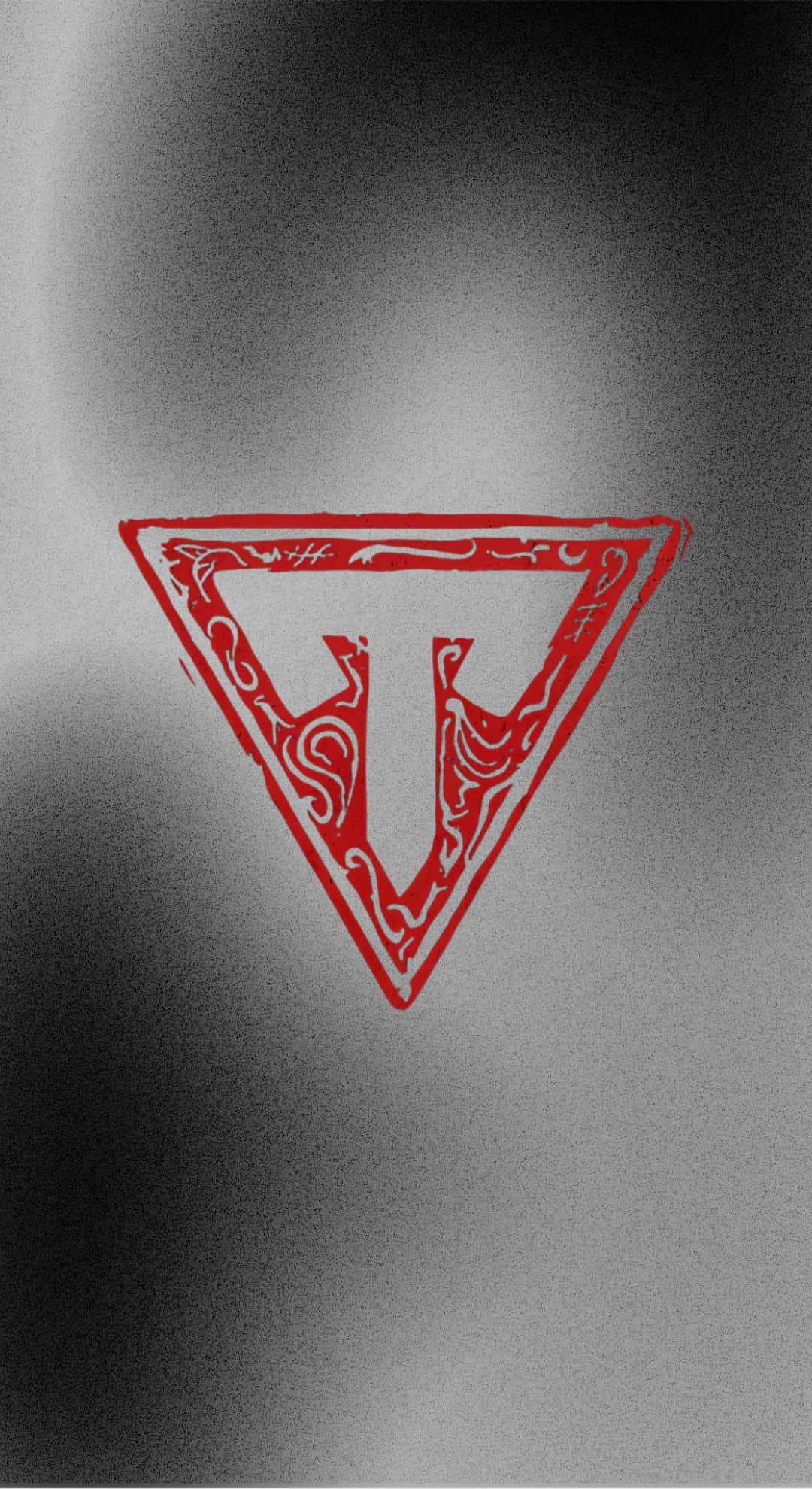 Typical Gamer, red, triangular emblem, Full HD Phone Wallpaper