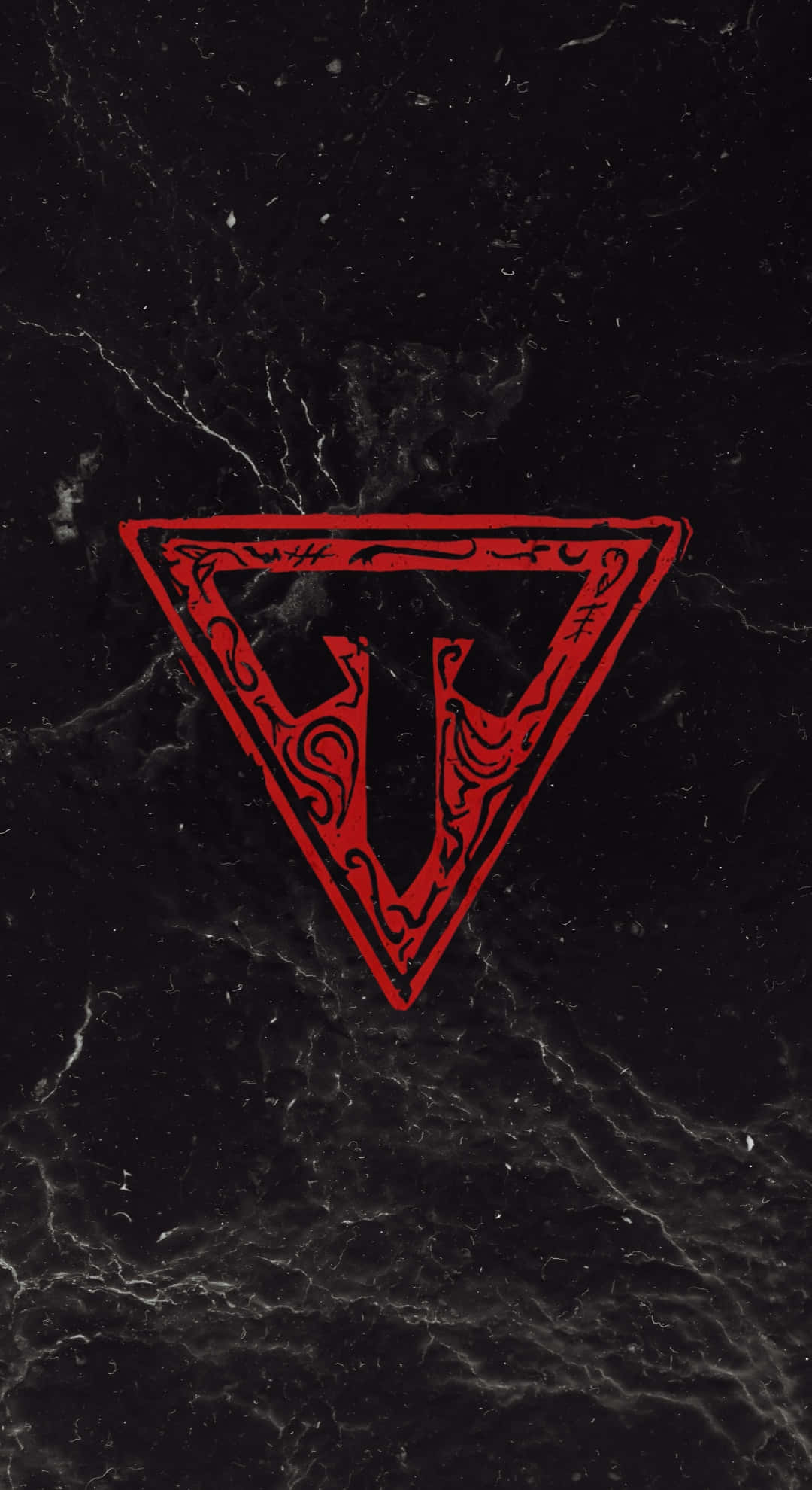 Typical Gamer, red logo, inverted triangle, Full HD Phone Wallpaper