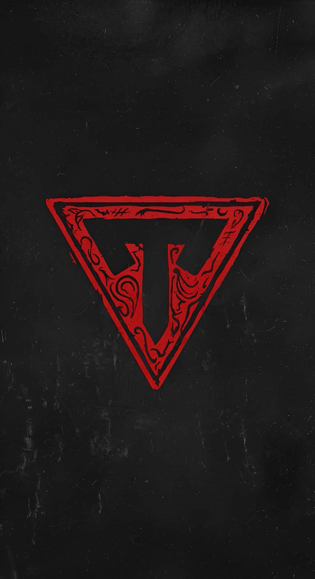 Typical Gamer, red, inverted triangle, Full HD Phone Wallpaper