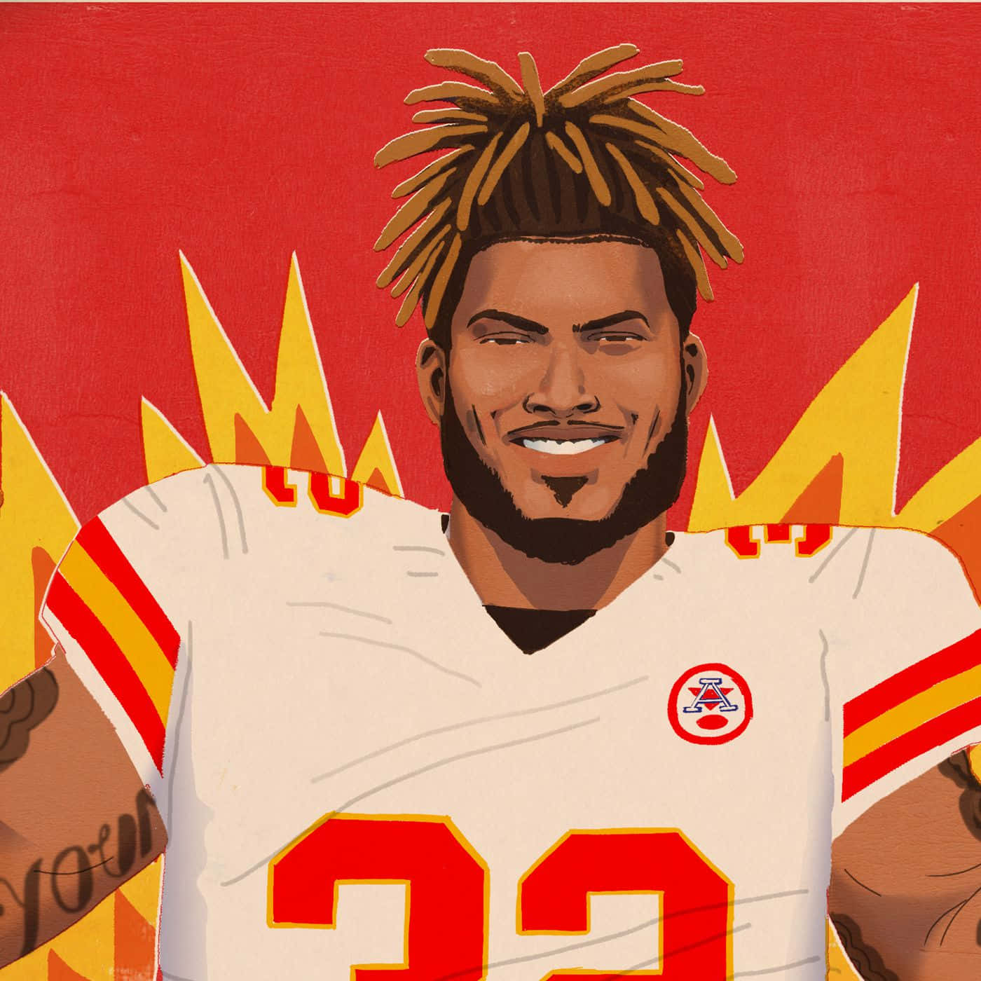Tyrann Mathieu, NFL safety, dreadlocks, HD Desktop Wallpaper