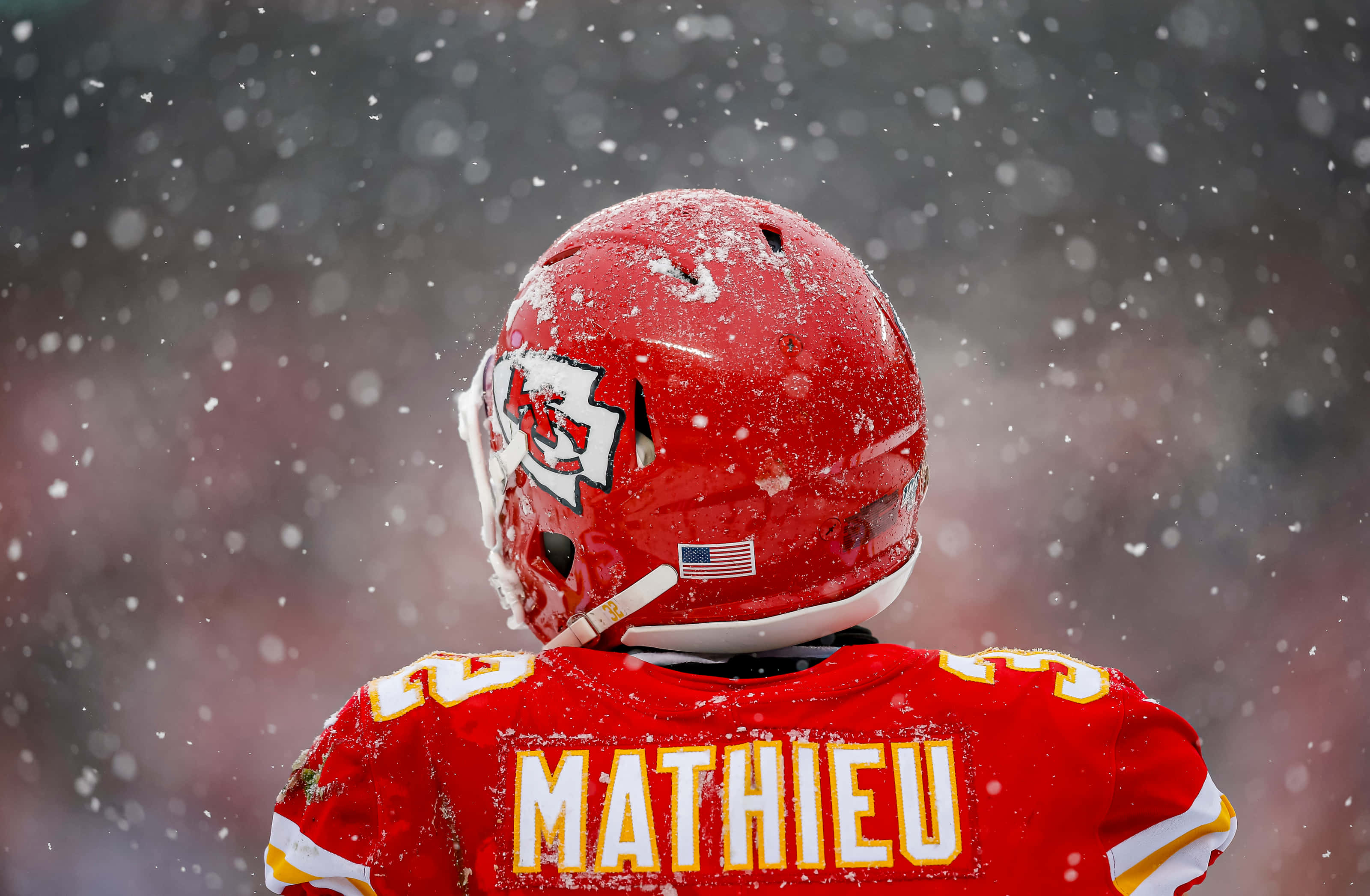 Tyrann Mathieu, NFL Player, red helmet, 2K Desktop Wallpaper