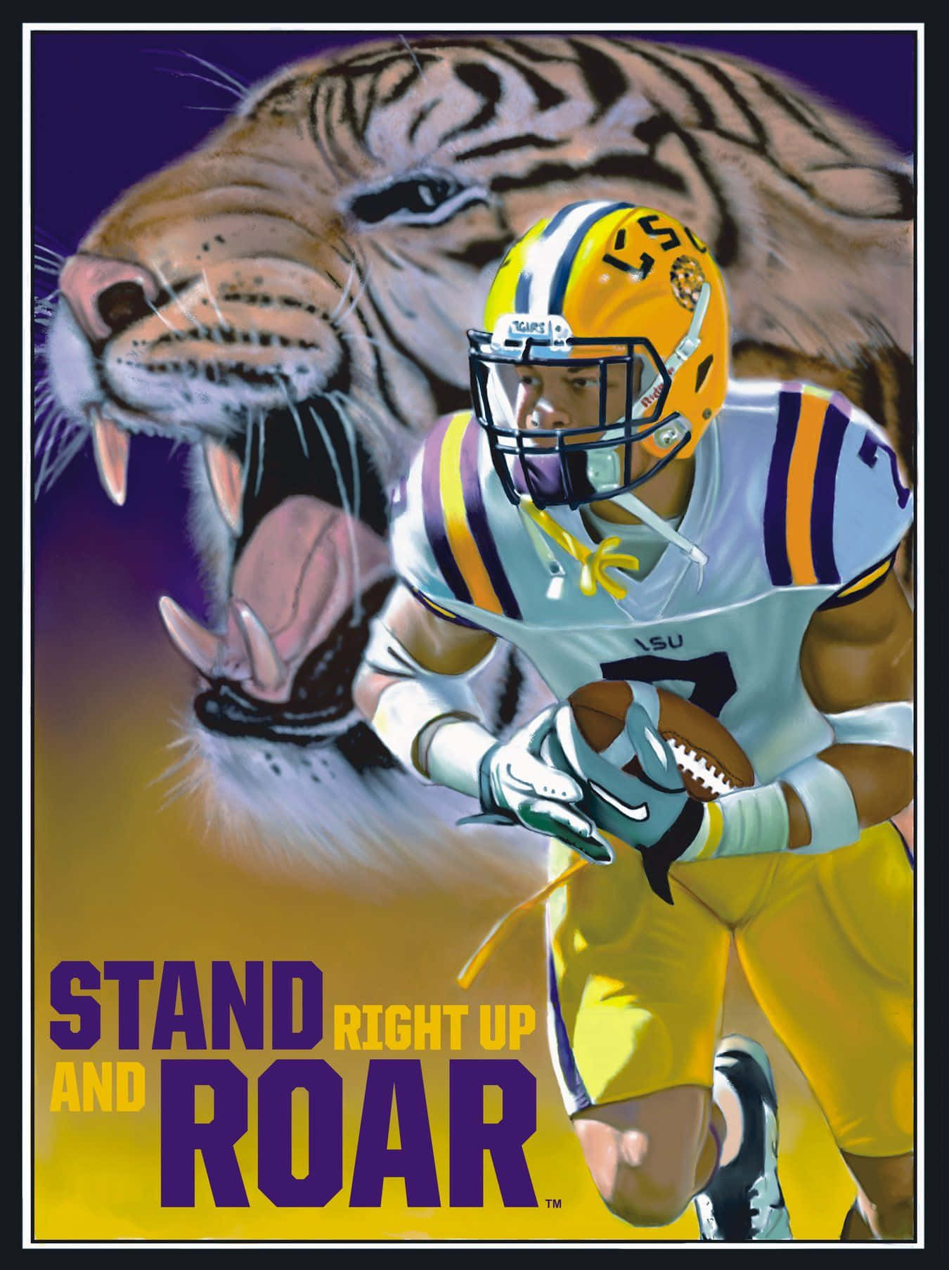 Tyrann Mathieu, LSU football player, yellow and purple gear, HD Phone Wallpaper