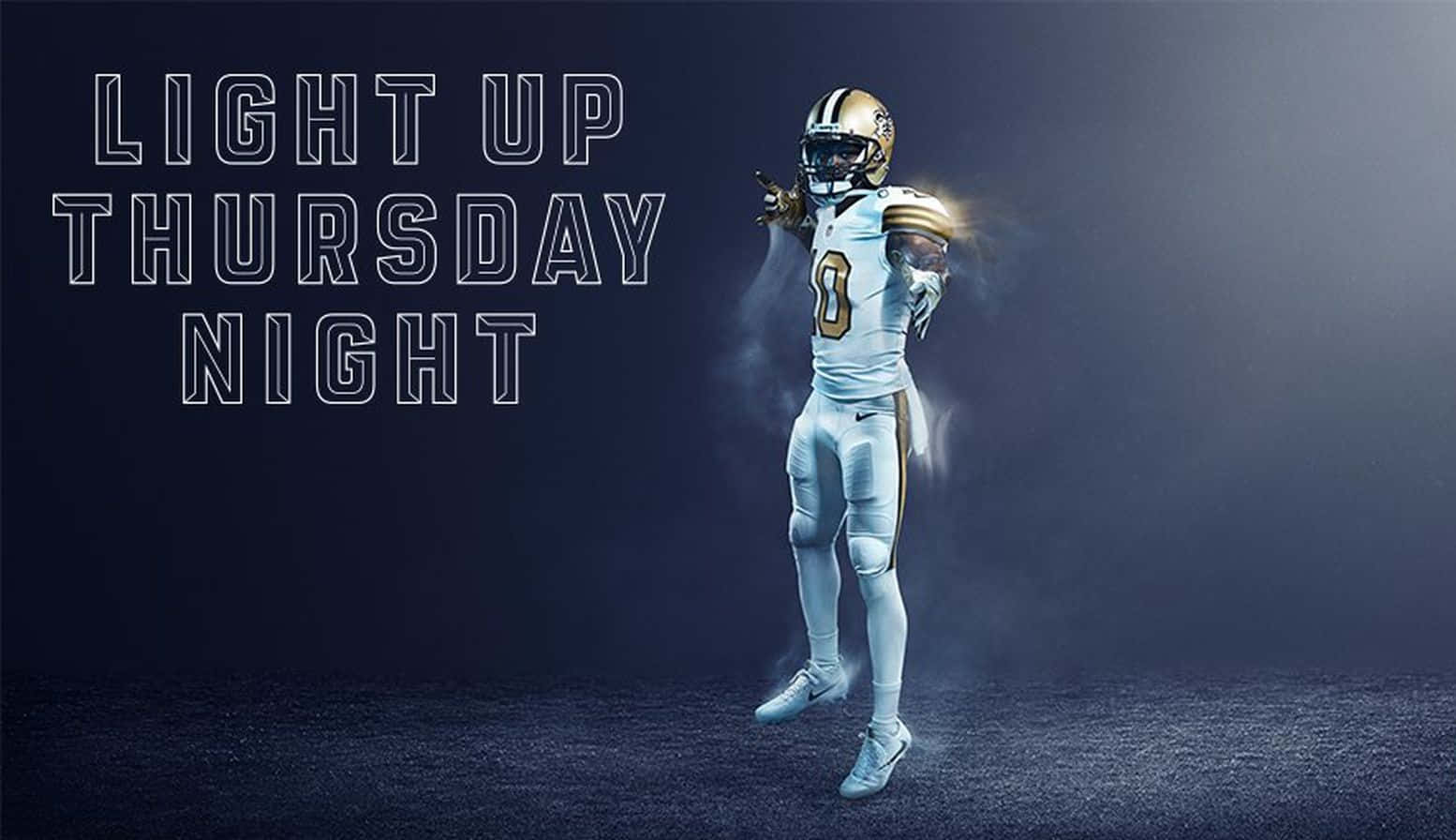 Tyrann Mathieu, white and gold uniform, dark smoky background, HD Desktop Wallpaper