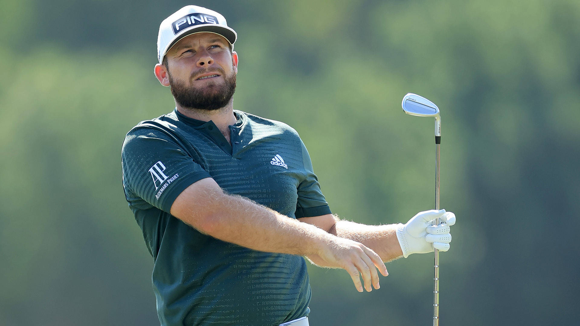 Tyrrell Hatton, green, sunlit course, Full HD Desktop Wallpaper
