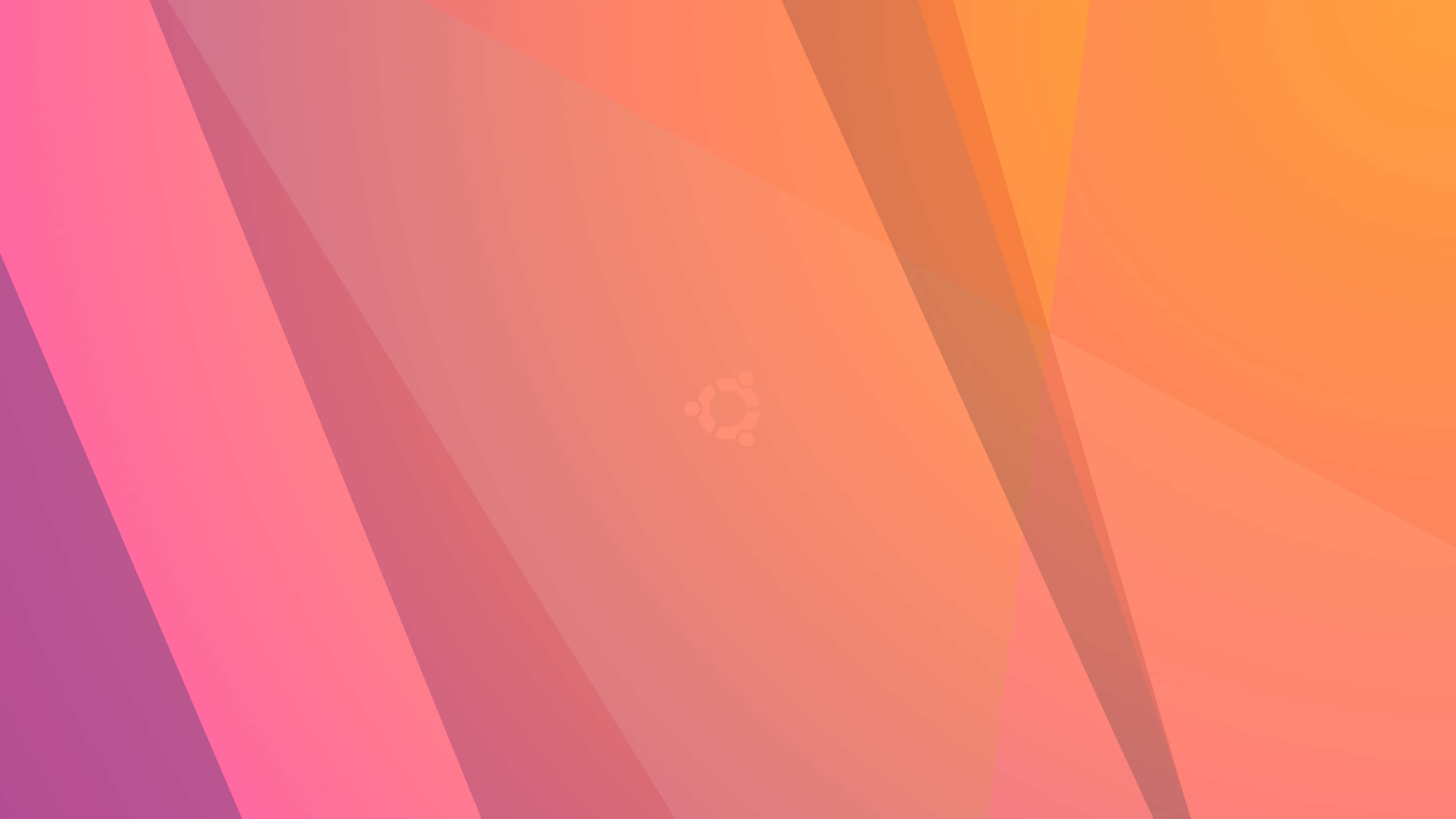 Ubuntu 4K, 3840 x 2160, pink orange and purple gradients, 4K Desktop Wallpaper
