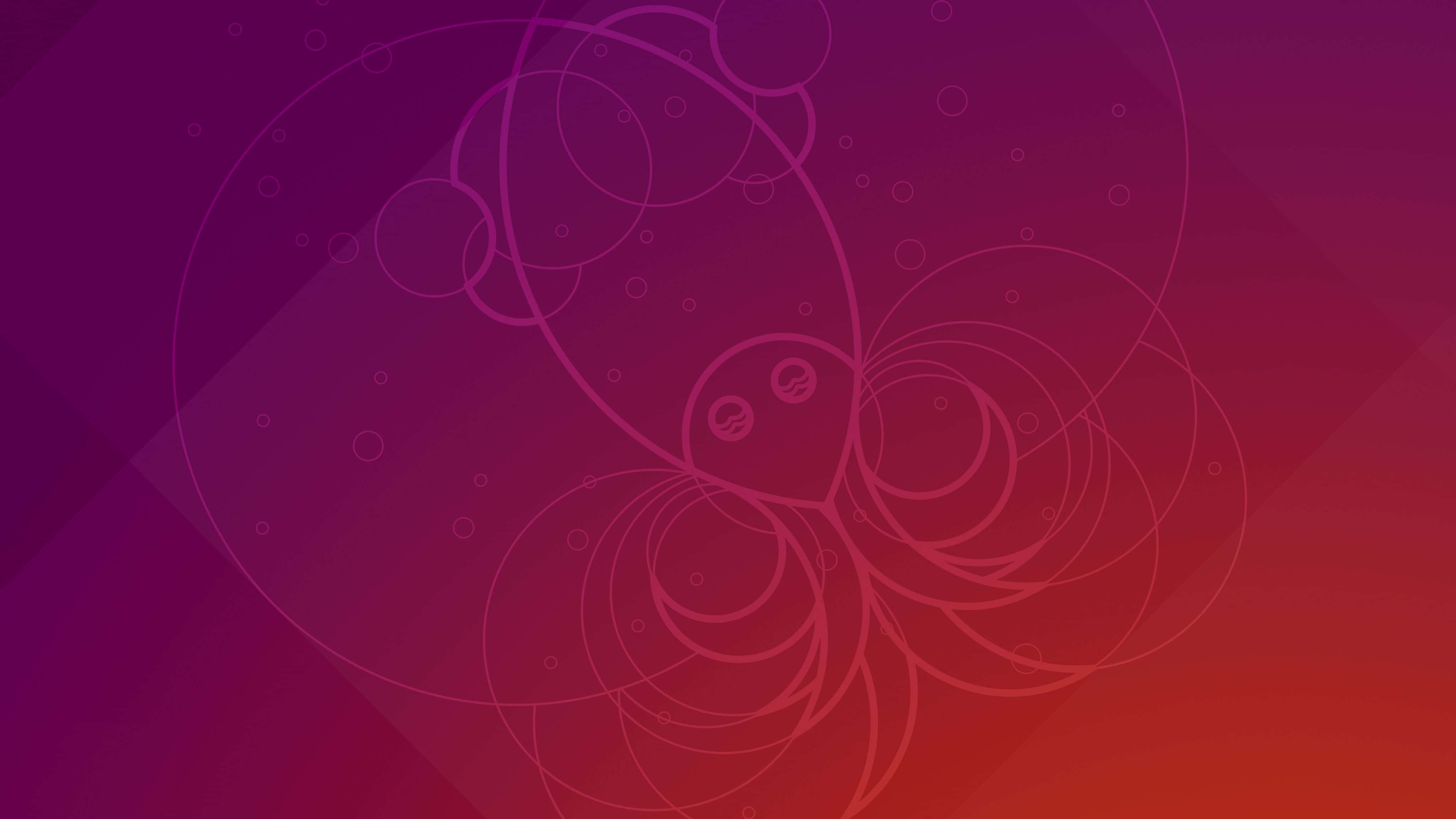 Ubuntu 4K, purple, octopus, 4K Desktop Wallpaper