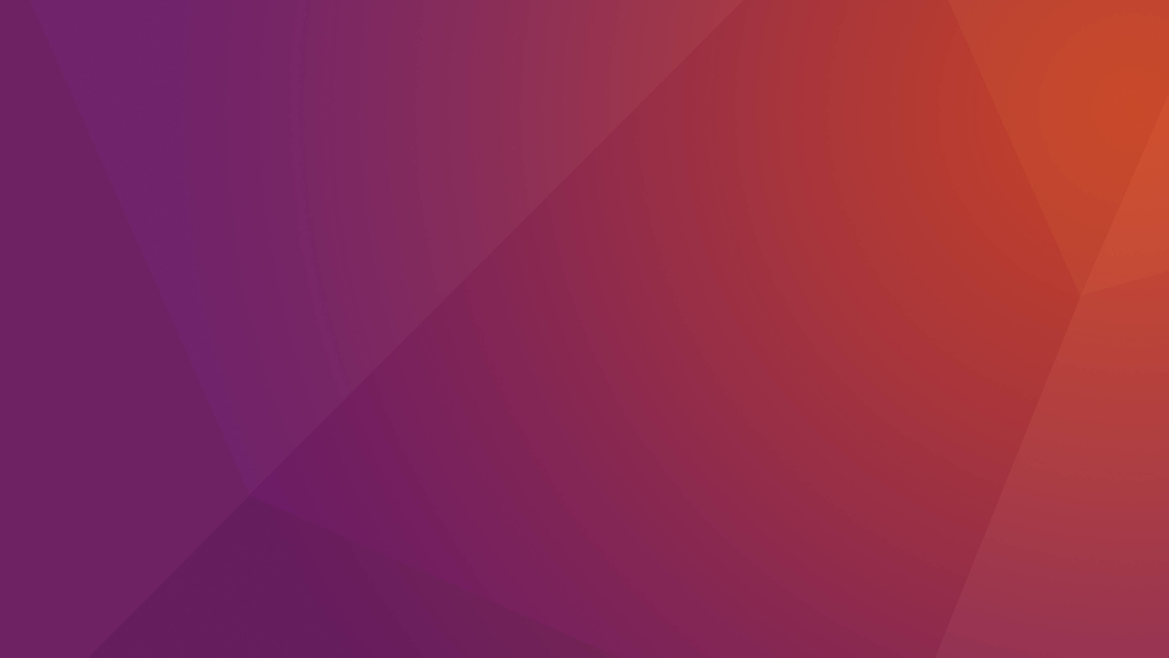 Ubuntu, purple to orange gradient, soft geometric shapes, 4K Desktop Wallpaper