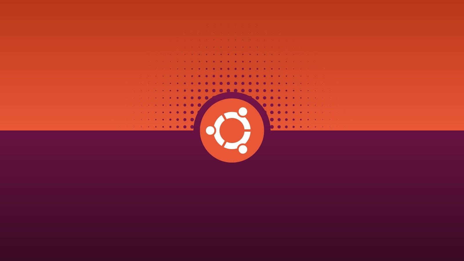 Ubuntu, purple, orange, HD Desktop Wallpaper