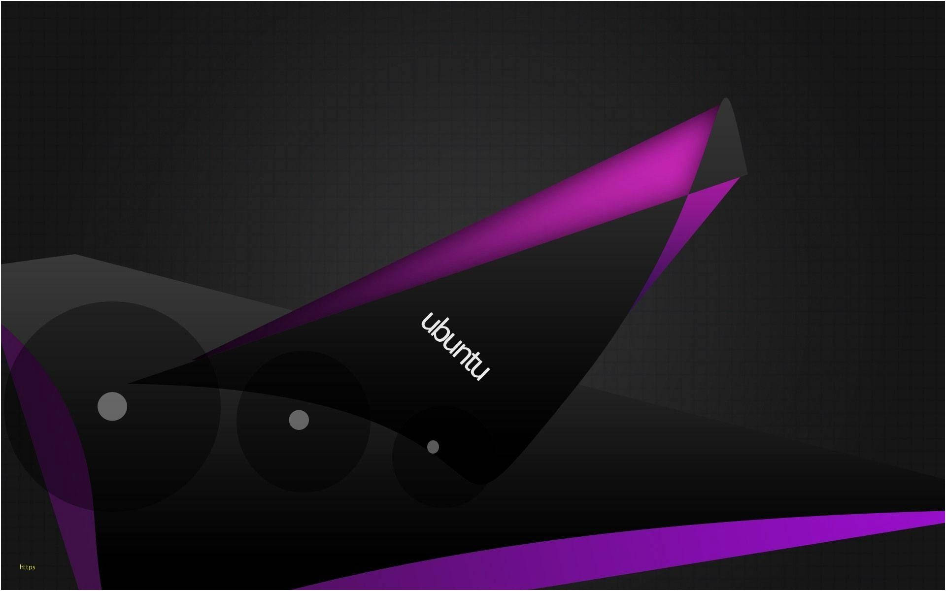 ubuntu, purple, black, Full HD Desktop Wallpaper