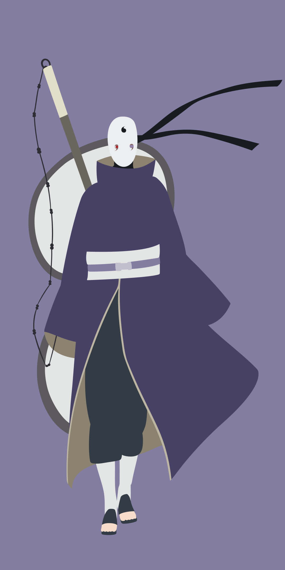 Uchiha, iPhone, purple cloak, Full HD Phone Wallpaper