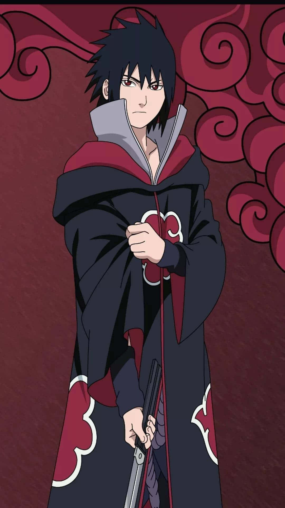 Uchiha iPhone, Anime character, dark cloak, Full HD Phone Wallpaper