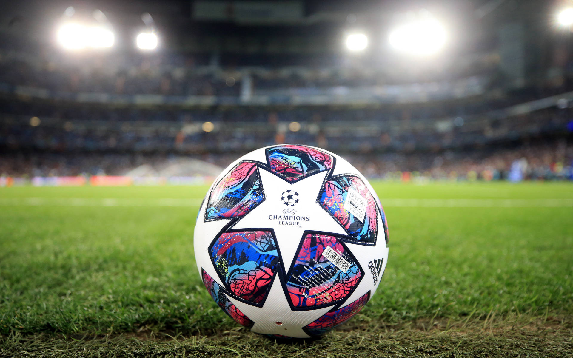 UEFA Champions League, adidas, soccer ball, Full HD Desktop Wallpaper