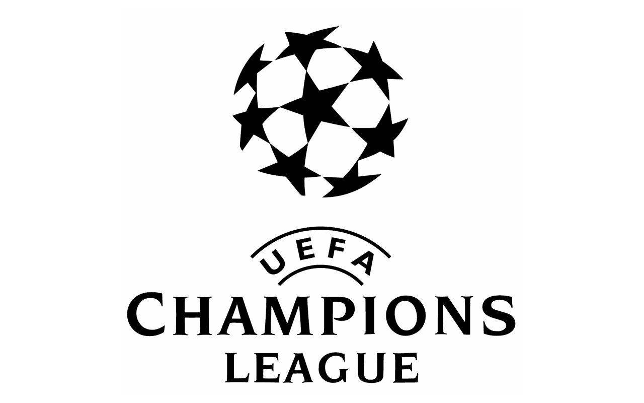 UEFA Champions League, starball emblem, bold text, HD Desktop Wallpaper