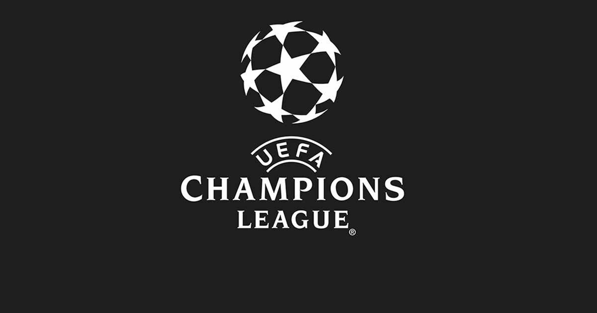 UEFA Champions League, white logo, starball emblem, SD Desktop Wallpaper