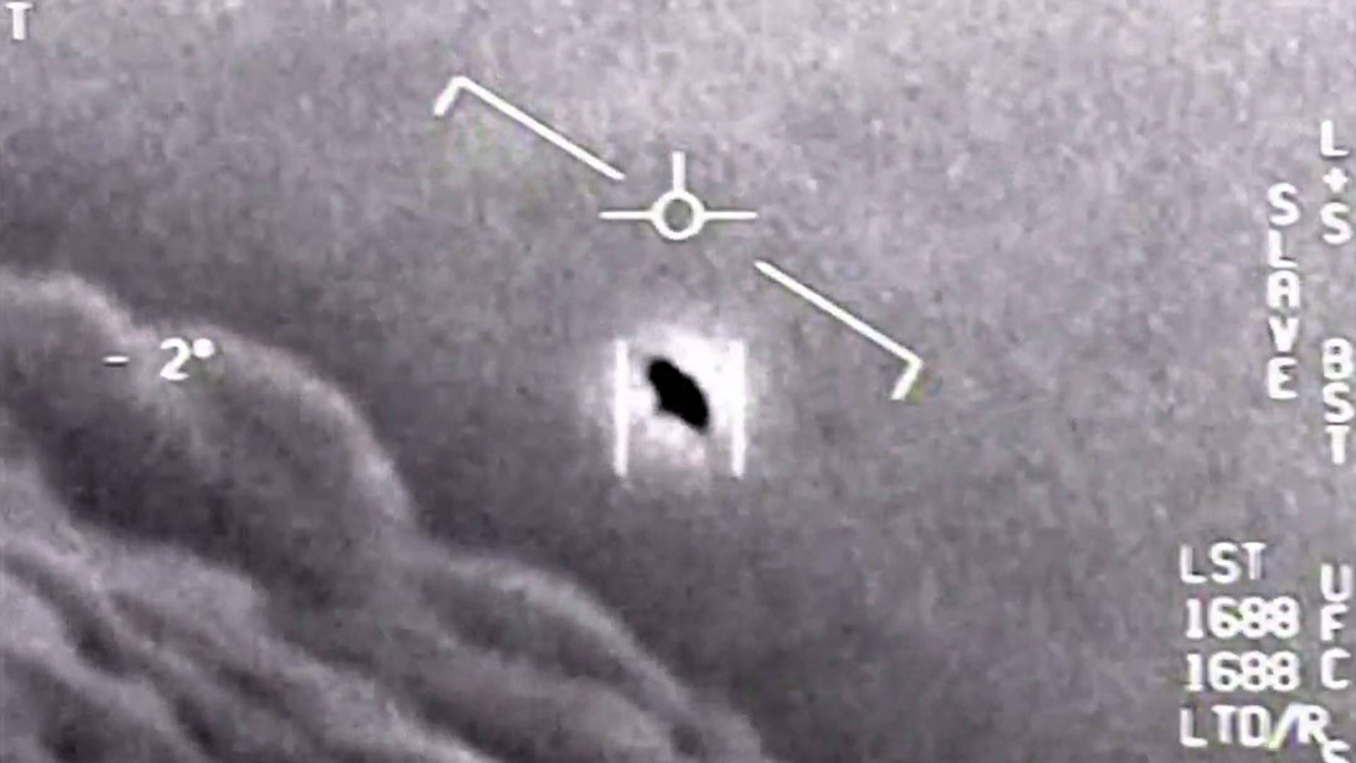 UFO, thermal image, dark object, Full HD Desktop Wallpaper