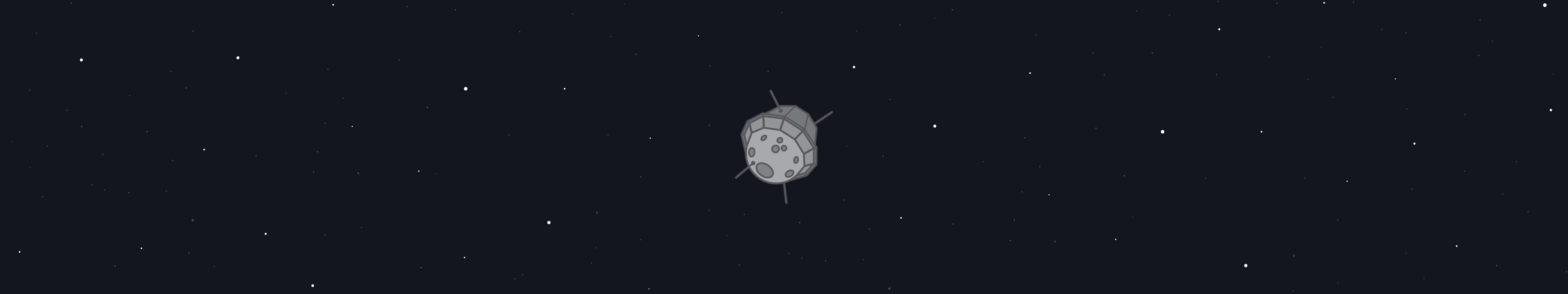 UFO, gray satellite, vast starfield, 5K Desktop Wallpaper