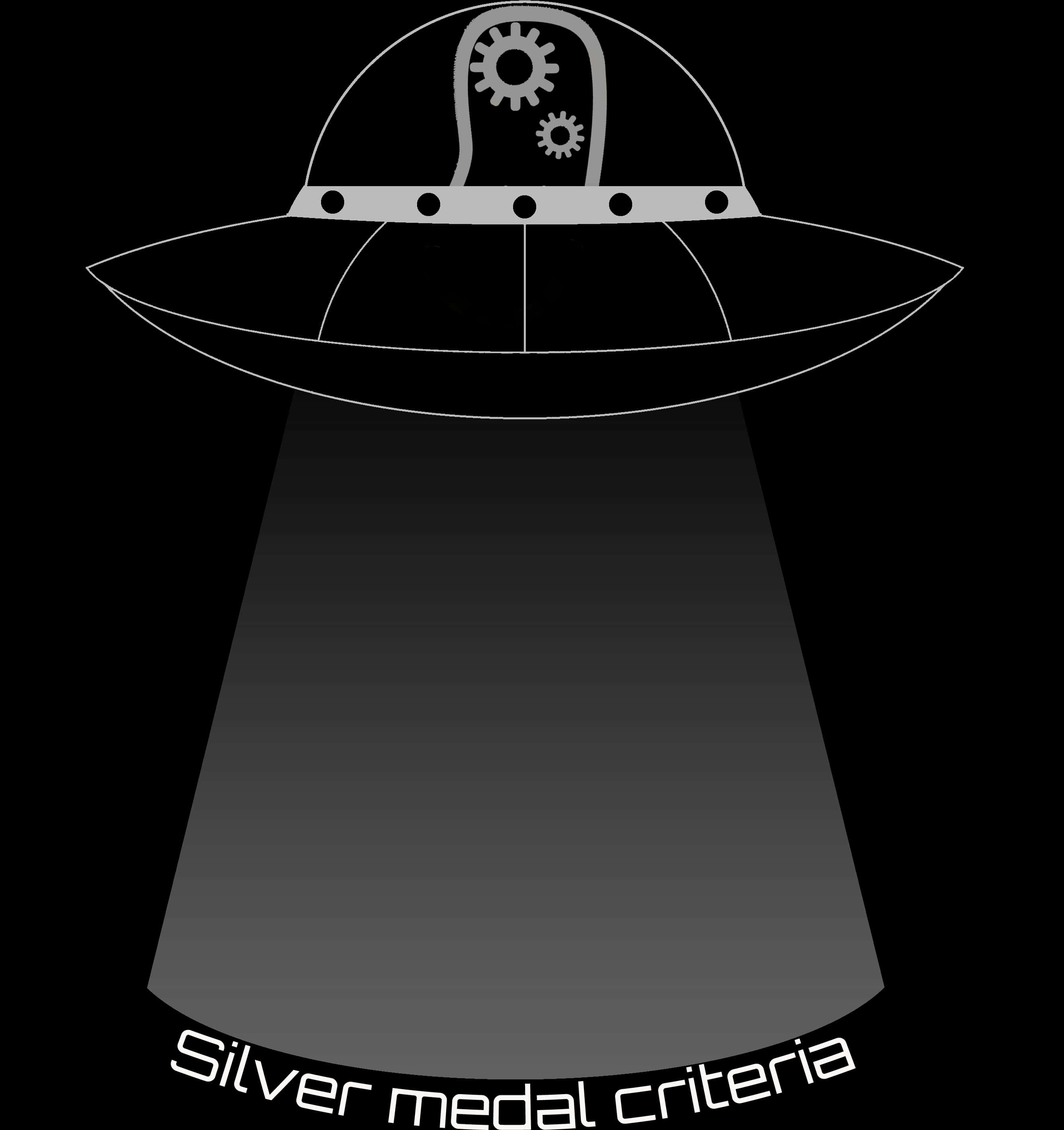 UFO, silhouette, beam, 2K Phone Wallpaper