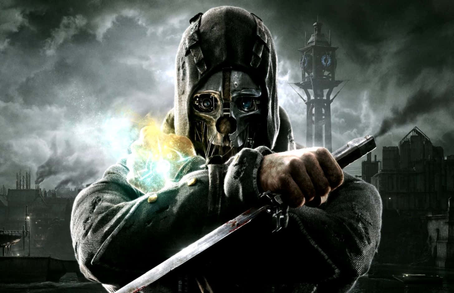 UHD 4K Game, masked warrior, hooded coat, HD Desktop Wallpaper