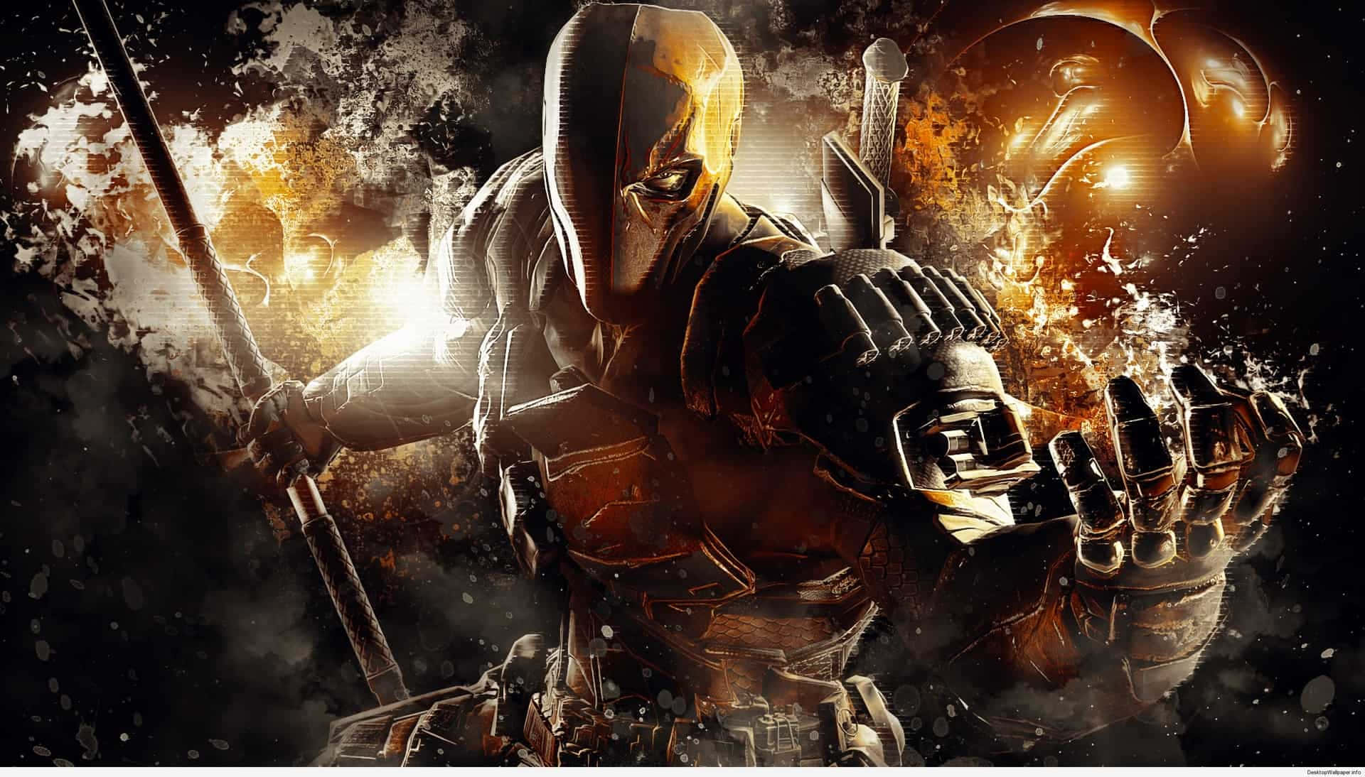 UHD 4K Game, masked vigilante, golden armor, Full HD Desktop Wallpaper
