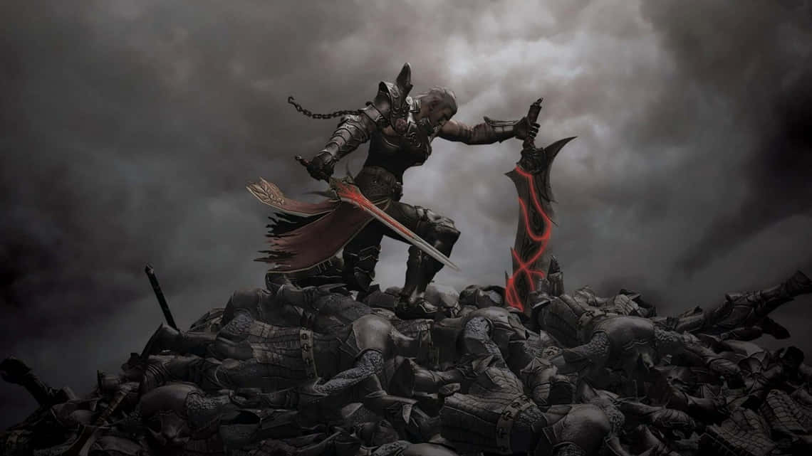 UHD 4K Game, warrior, dark armor, SD Desktop Wallpaper