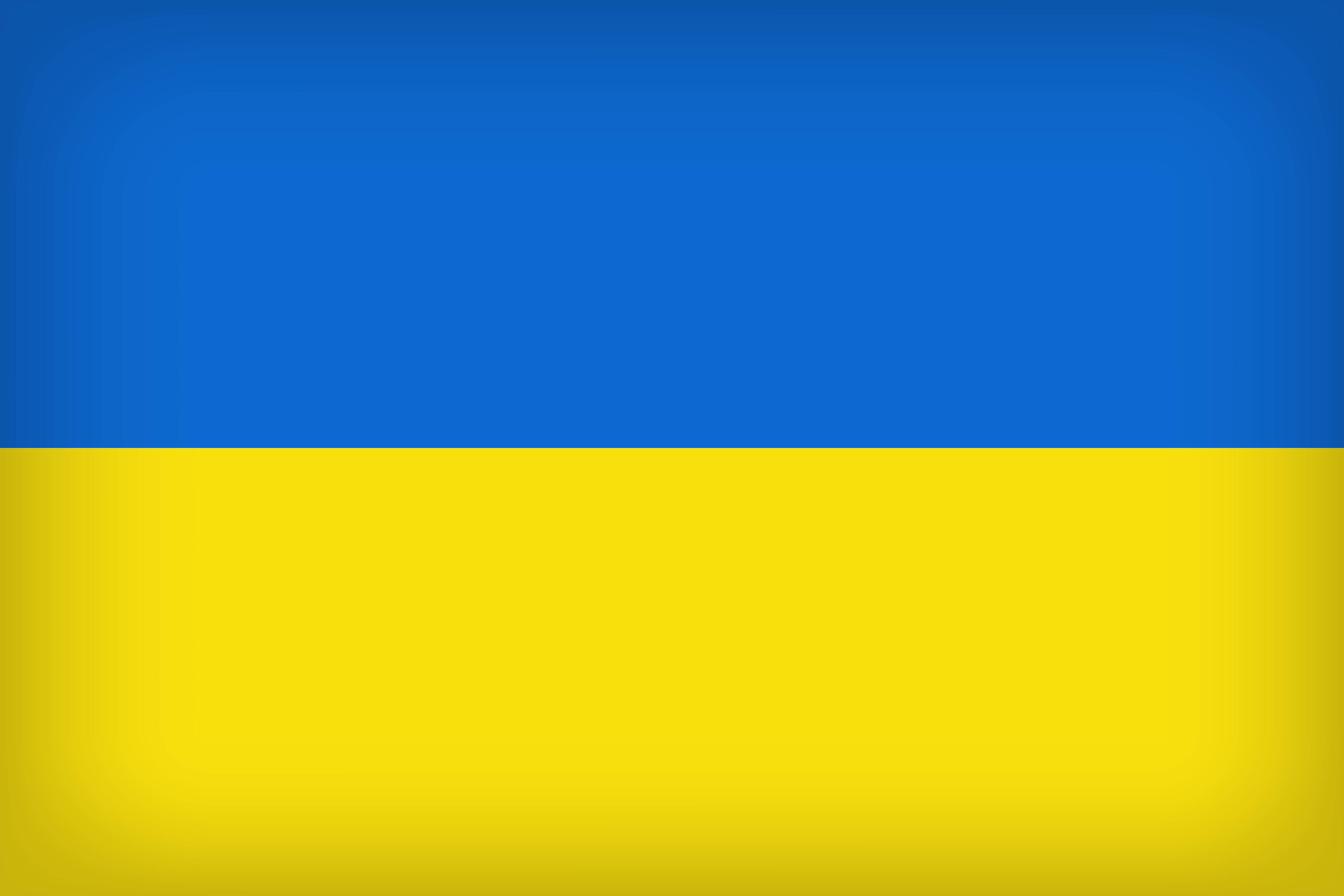 Ukraine Flag, blue, yellow, 4K Desktop Wallpaper