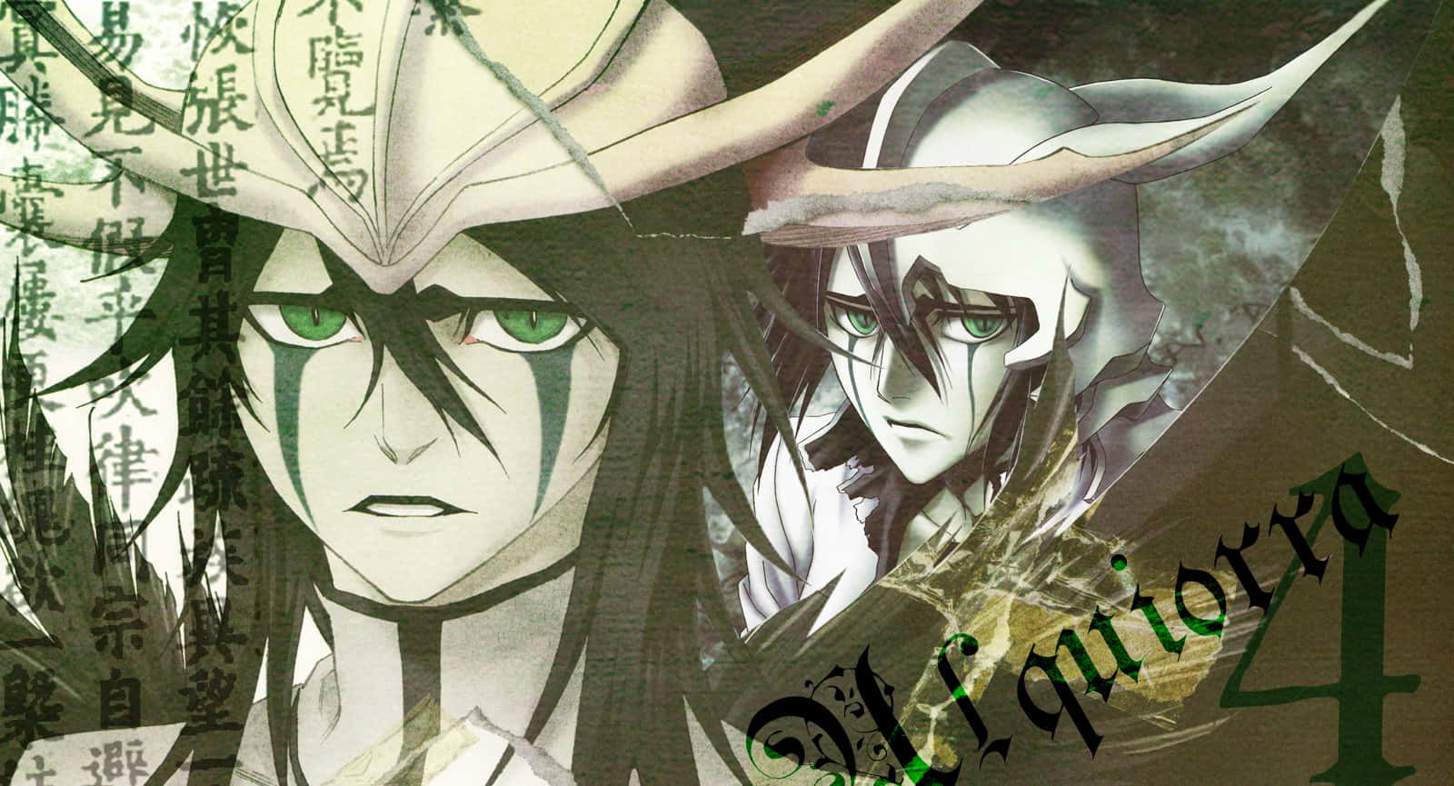 Ulquiorra Cifer, green eyes, dark hair, HD Desktop Wallpaper