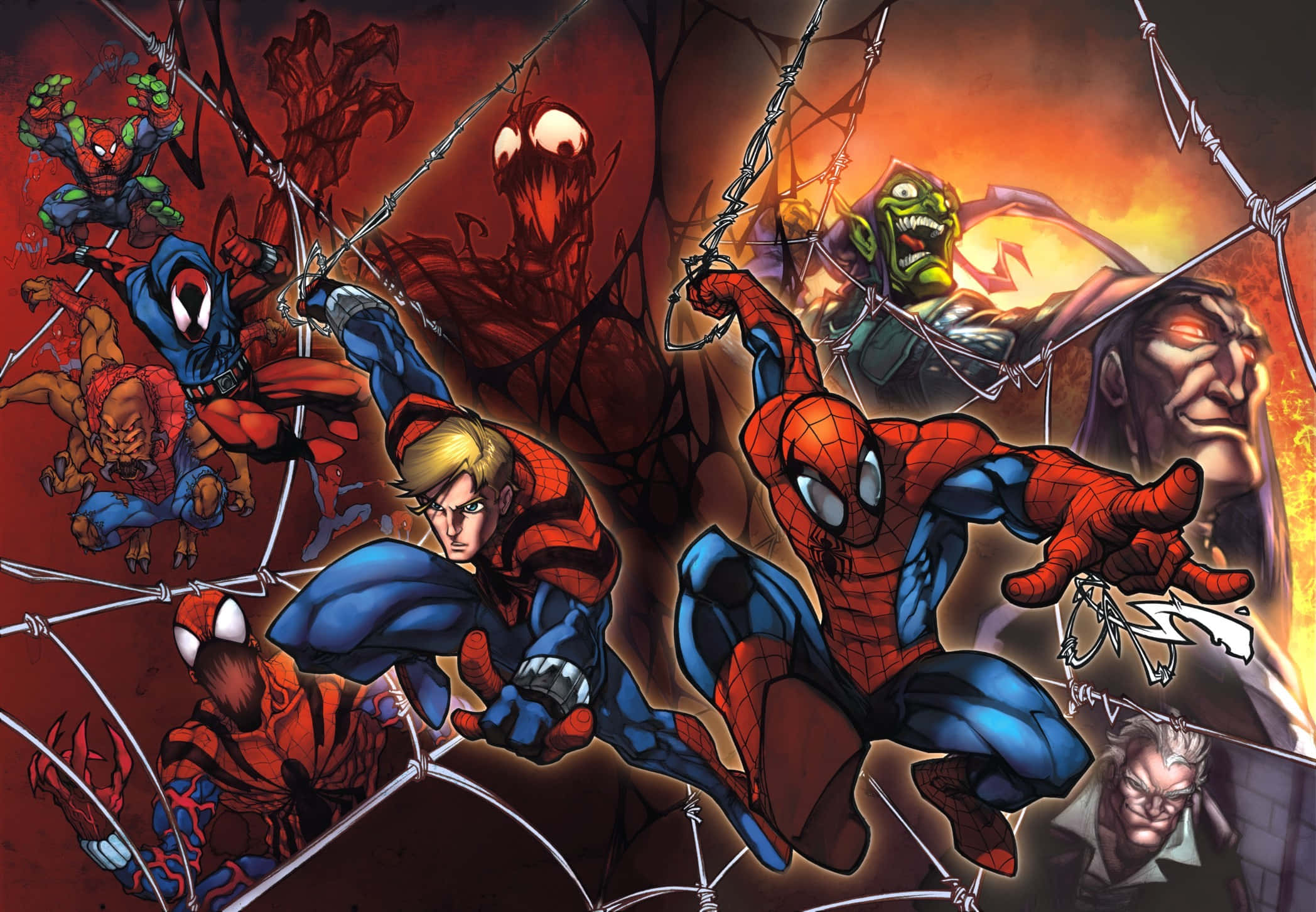 Ultimate Spider-Man, 2096, city, Full HD Desktop Wallpaper